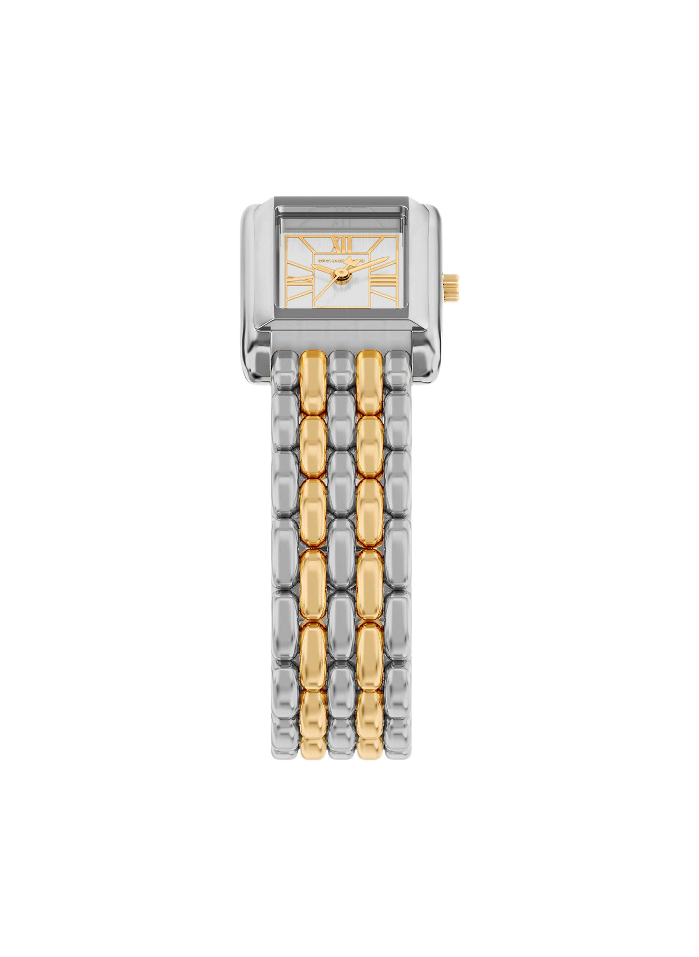Montre quartz Petite Essex en acier inoxydable MICHAEL KORS MONTRES Blanc