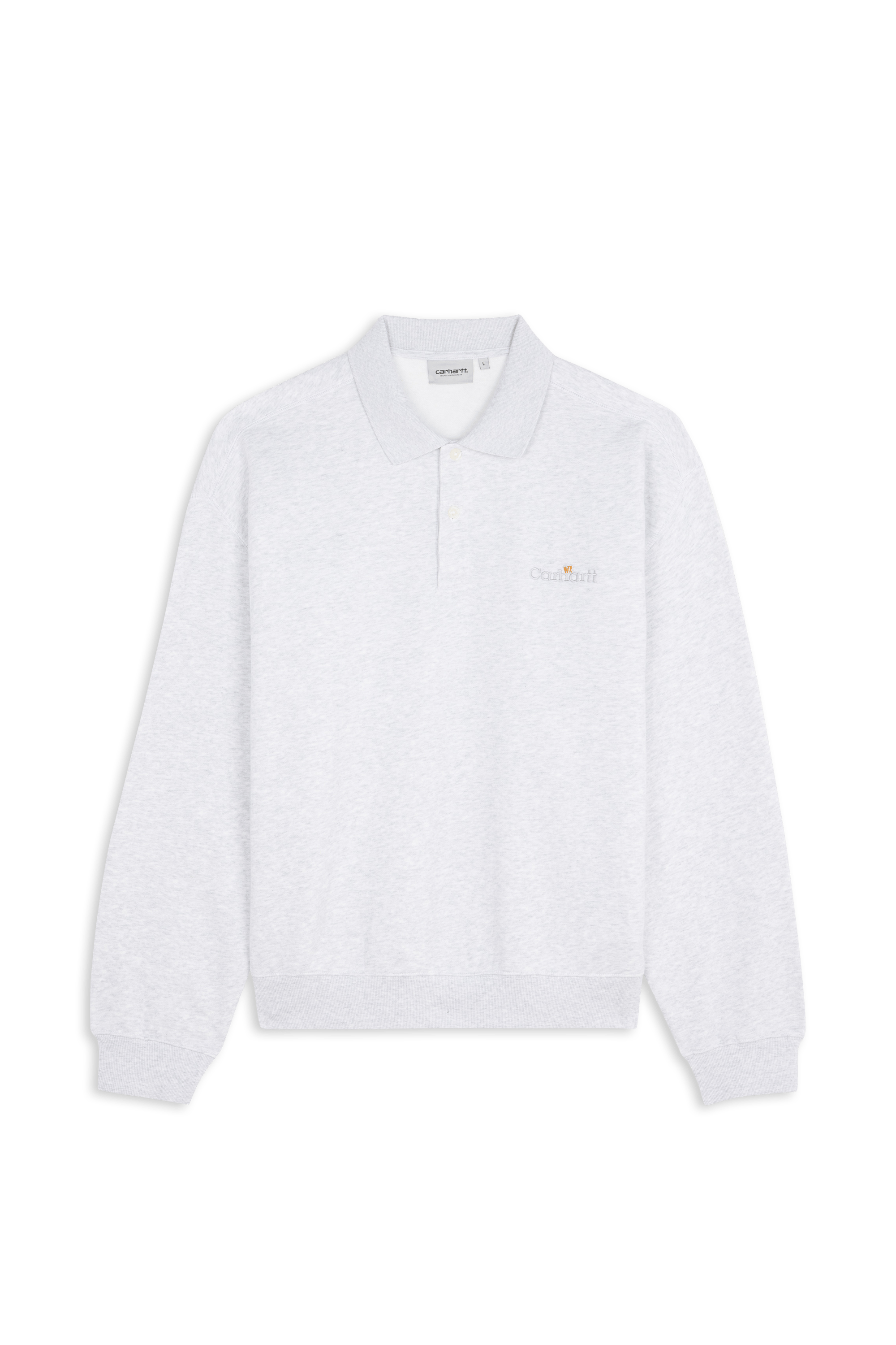 Sweatshirt wip label polo sweat CARHARTT WIP Gris