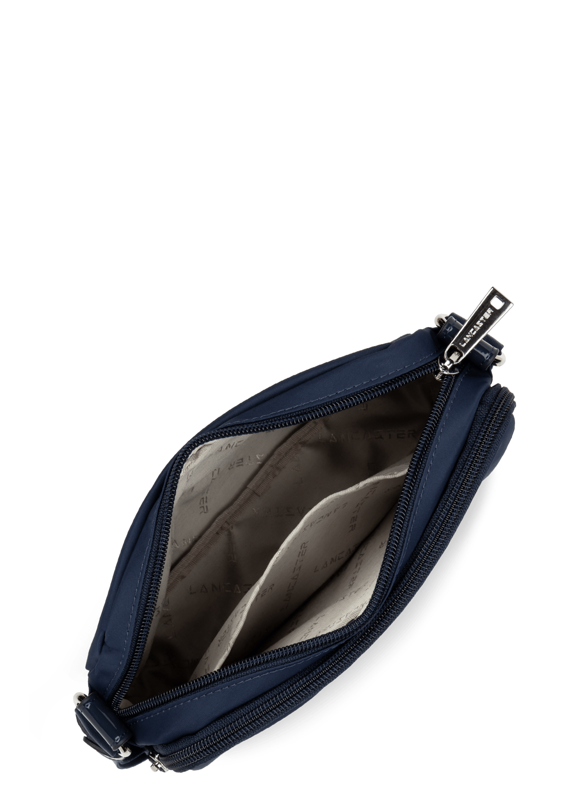 Crossbody bag - basic verni LANCASTER Blue