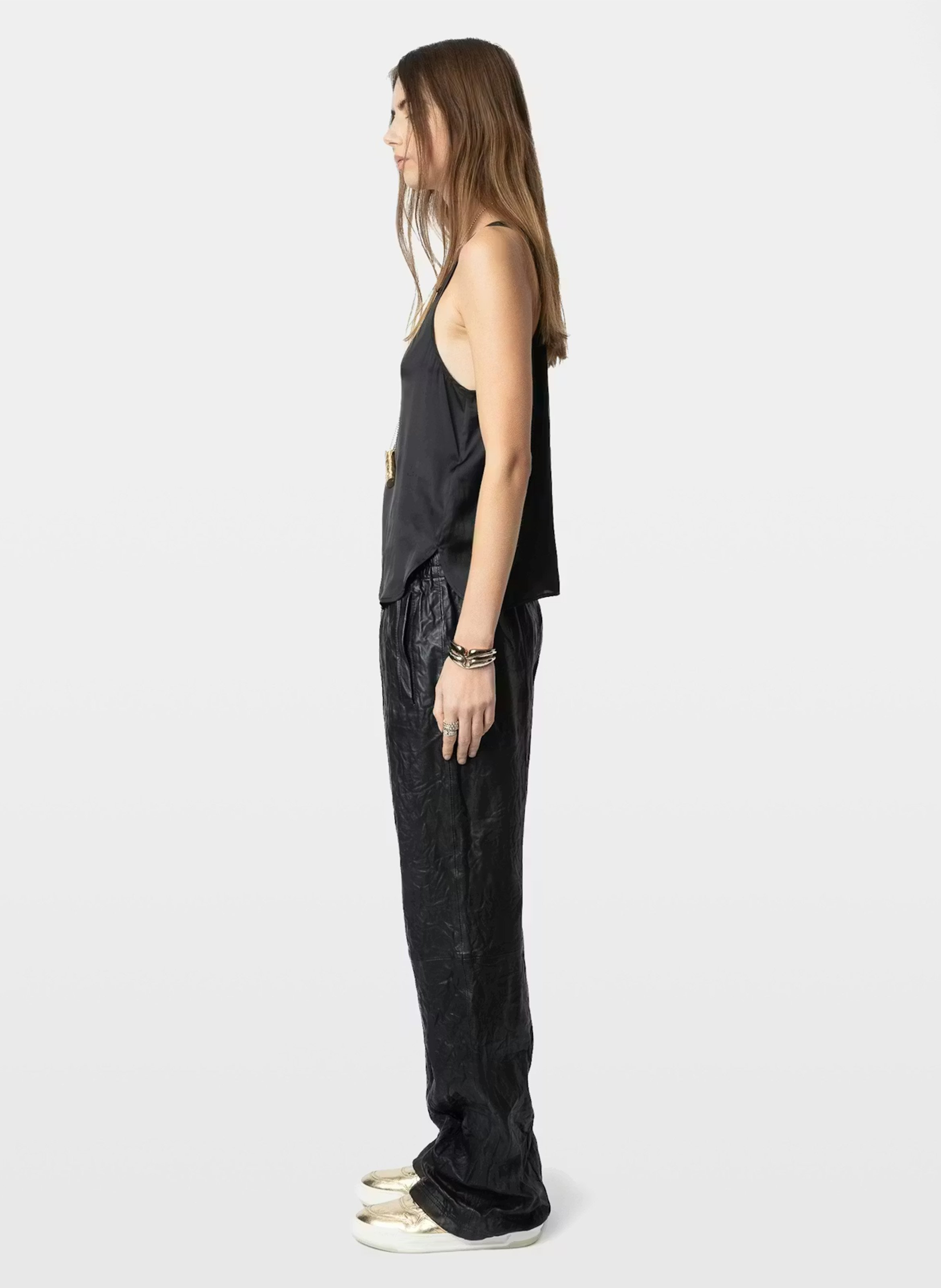 Rechte top met ronde hals Tarys ZADIG&VOLTAIRE Zwart