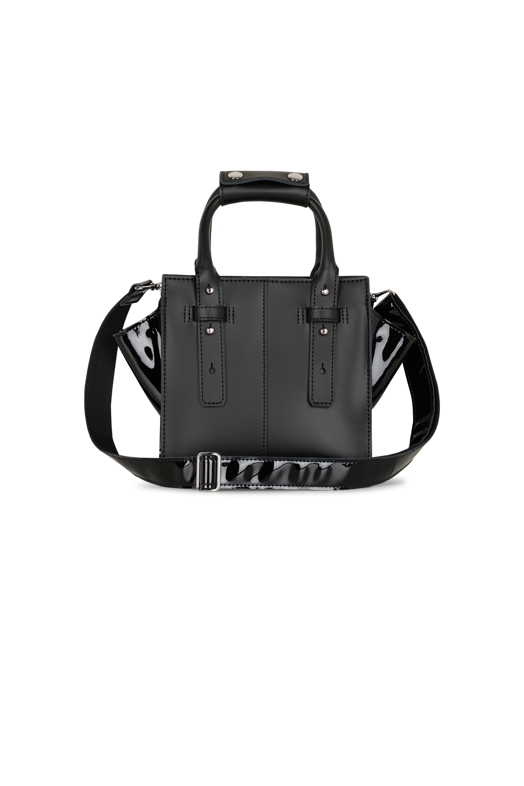 Sac bandoulière en cuir DR. MARTENS Noir