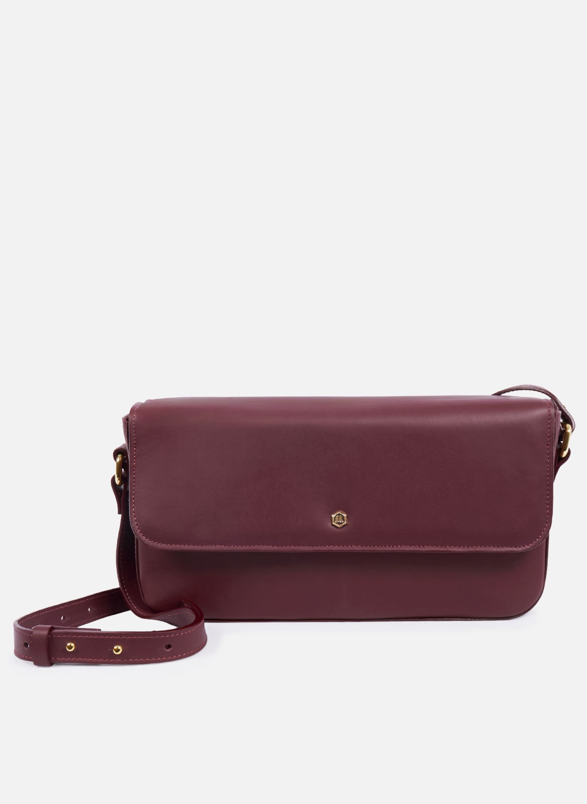 Schoudertas hortense leer JULES & JENN Rood