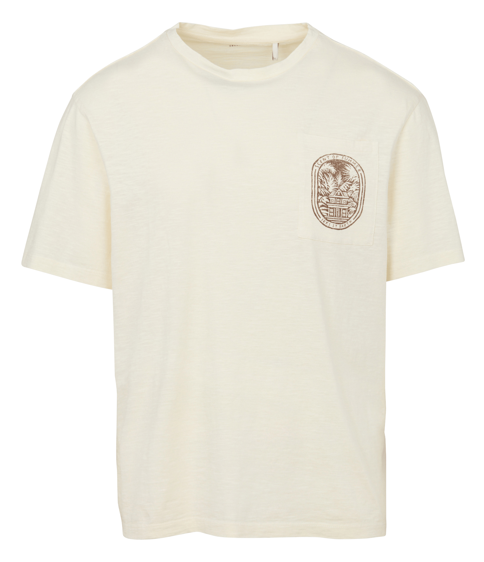 Tee-shirt col rond en coron IKKS Blanc