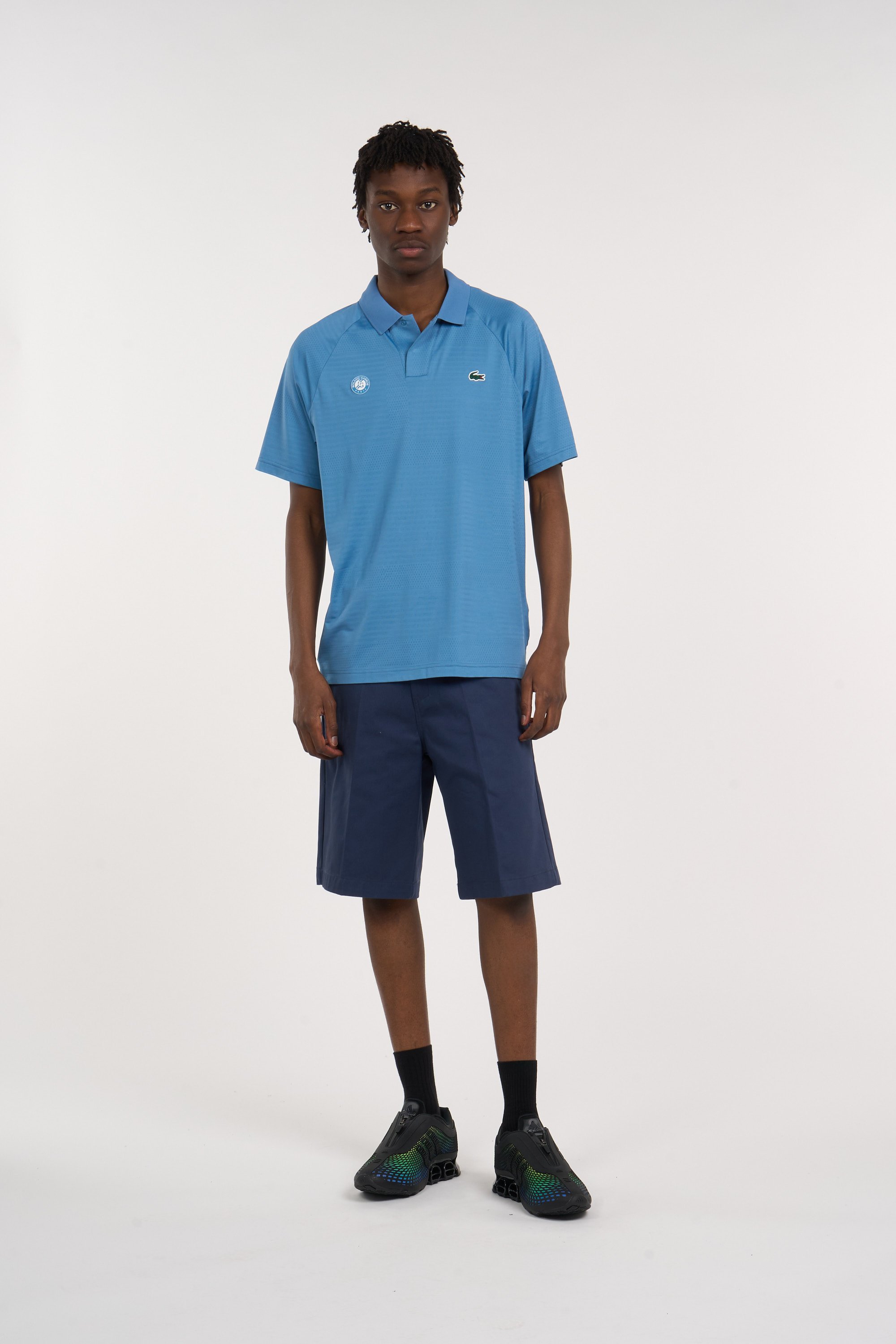 Polo roland garros performance LACOSTE Bleu