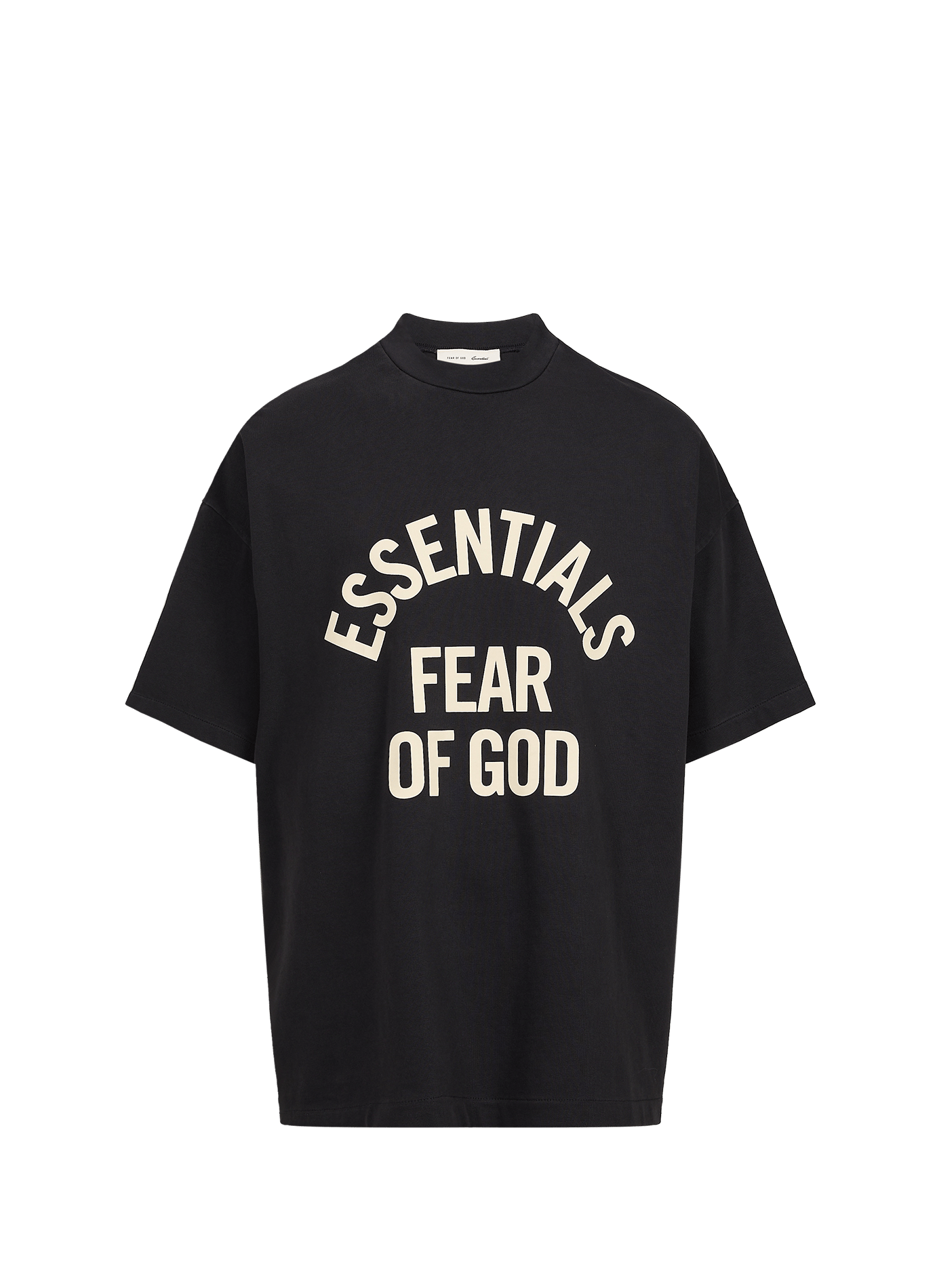 T-shirt ample sérigraphié FEAR OF GOD ESSENTIALS Noir