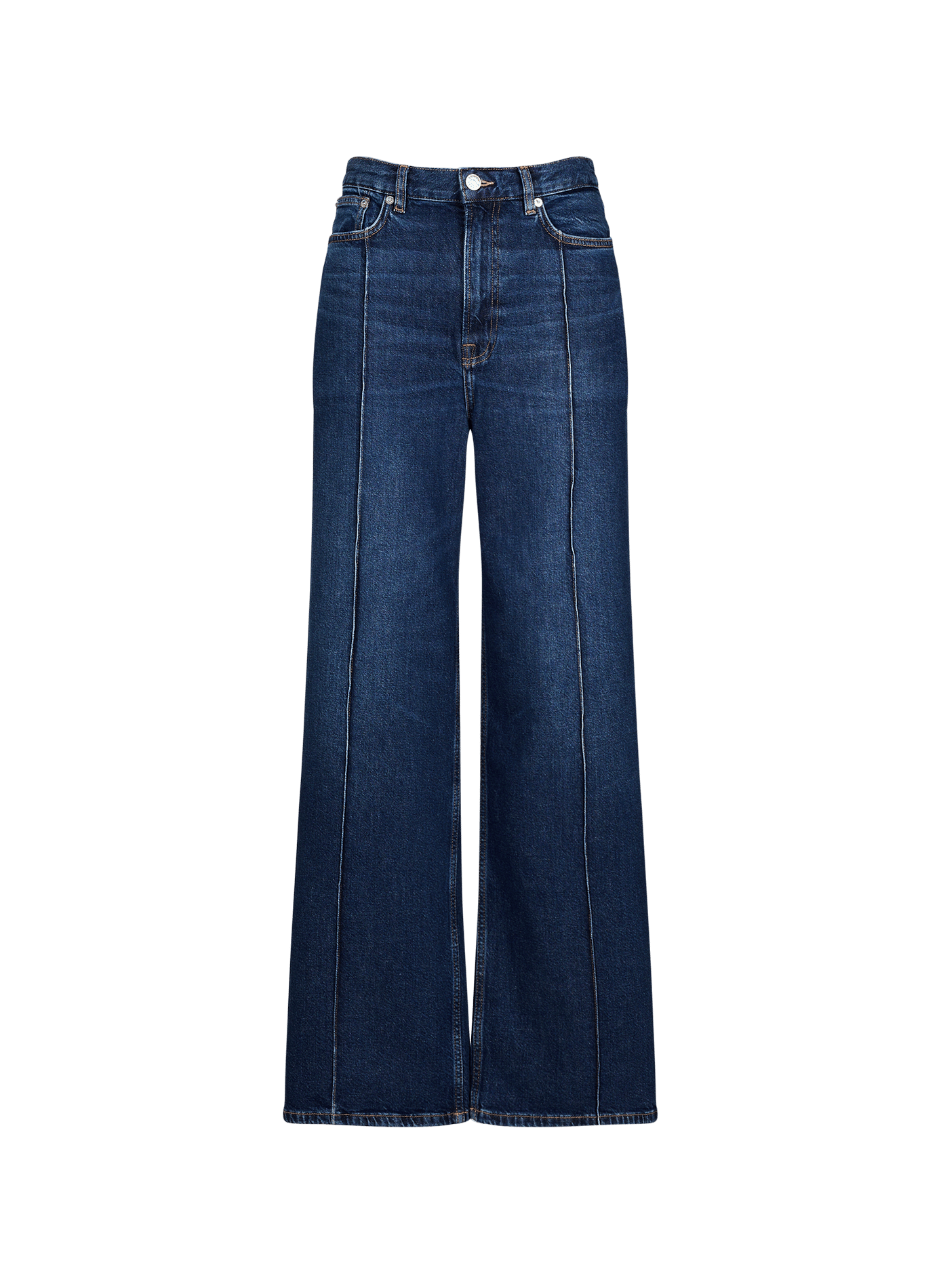 Hohe Taille weite Jeans SAMSOE SAMSOE Blau