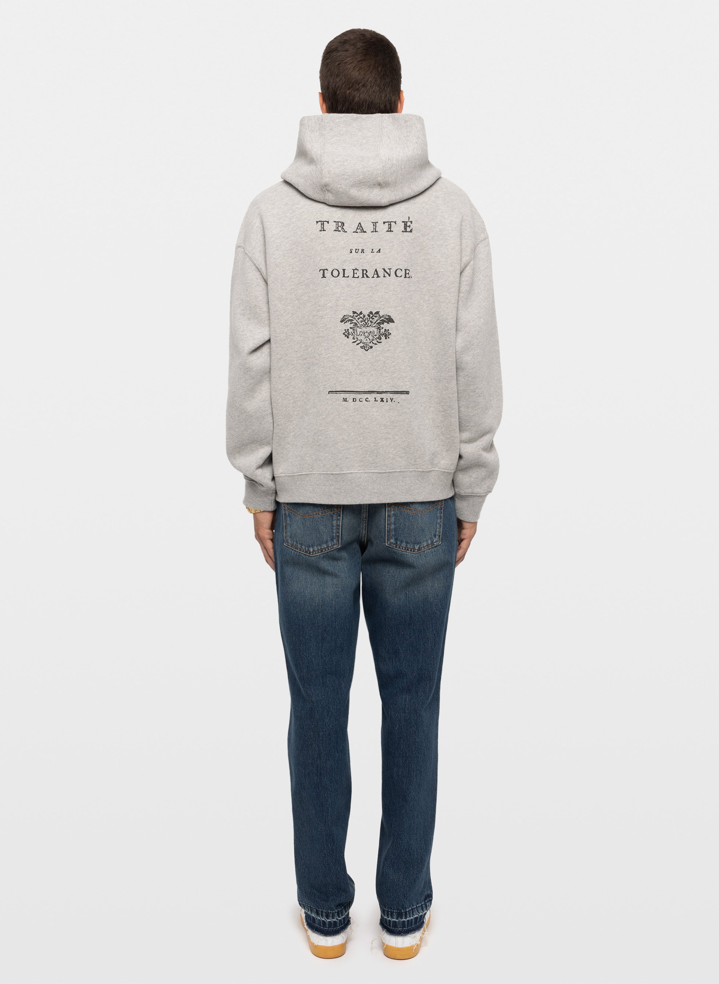 Sweat oversize en coton mélangé sweelo ZADIG&VOLTAIRE Gris