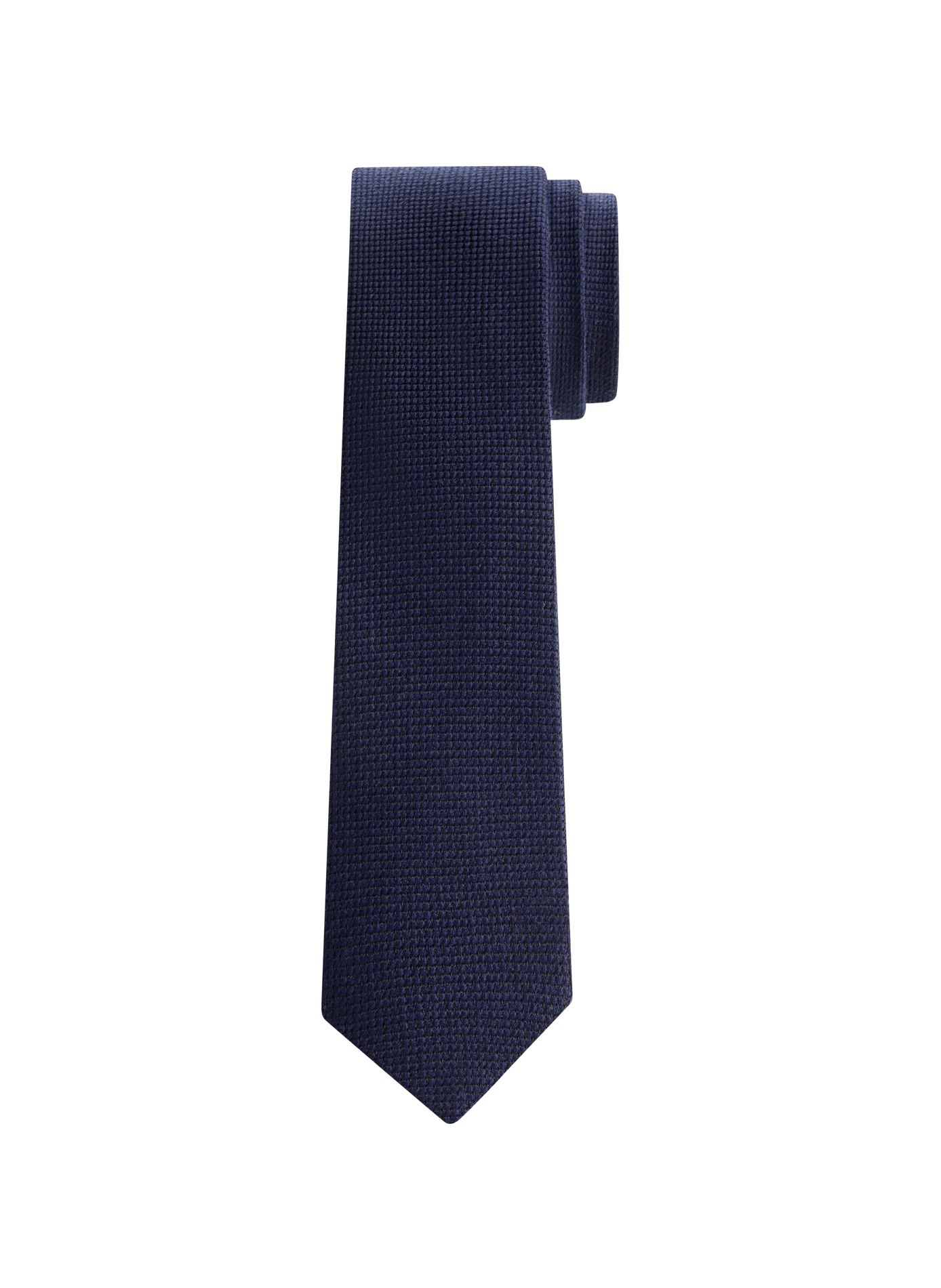 Textured wool and silk tie CALVIN KLEIN Blue