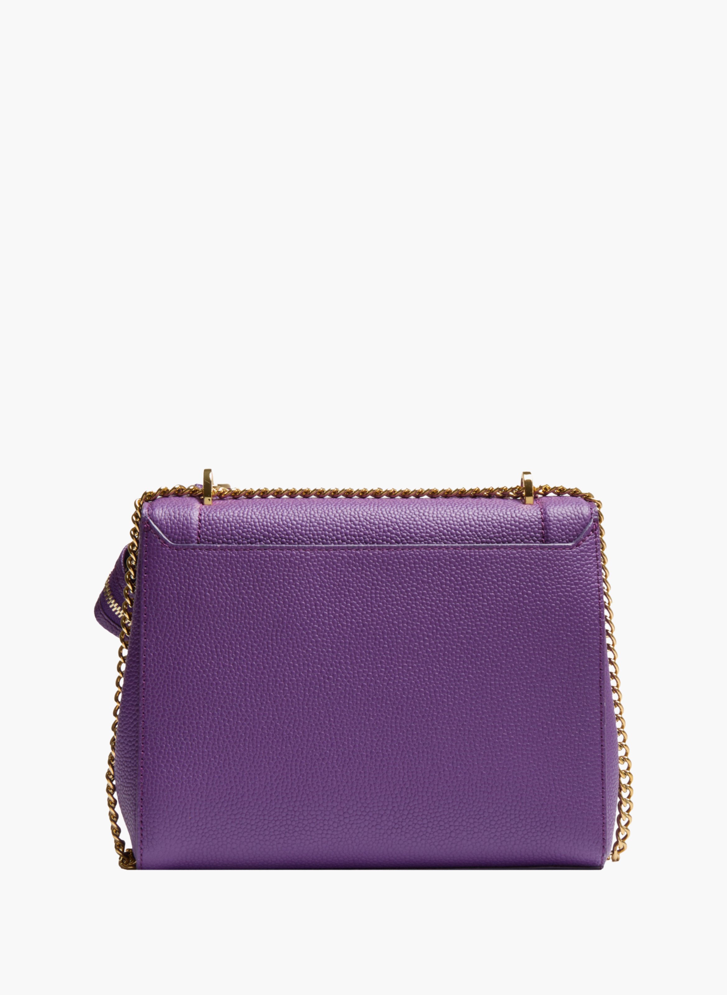 Sac rabat m ninon de lancel en cuir LANCEL Violet