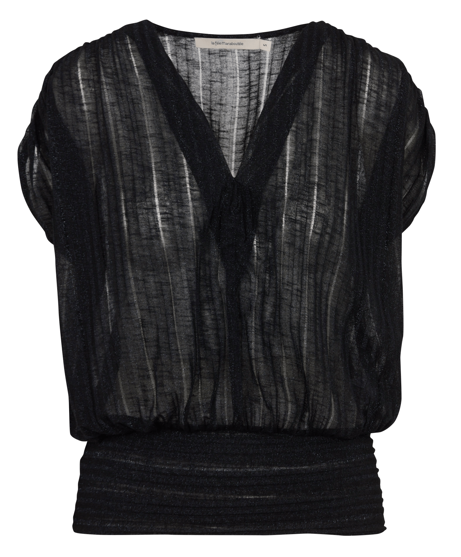 Top met V-hals LA FEE MARABOUTEE Blauw