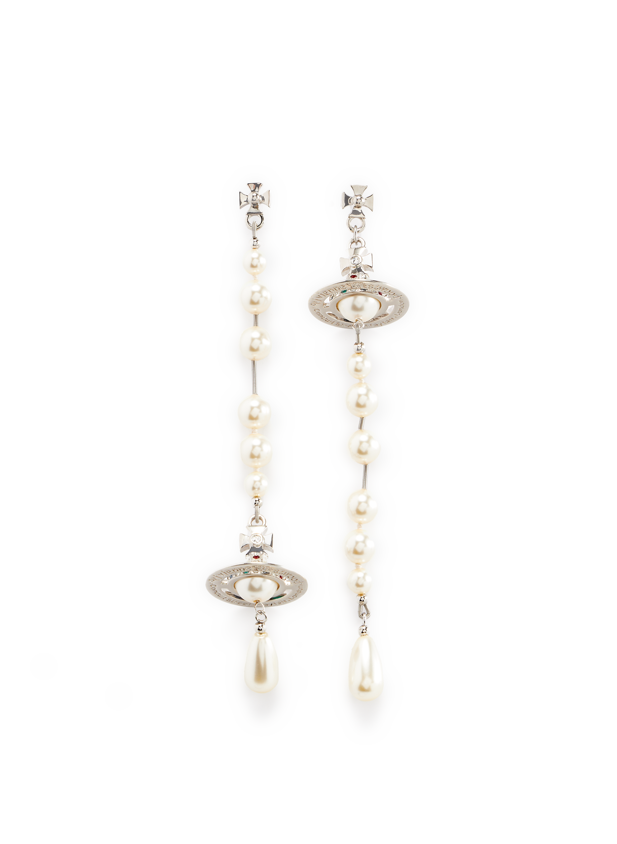 VIVIENNE WESTWOOD Boucles d'oreille Broken Multicolore