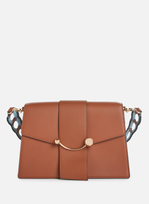 Leather shoulder bag BrownSTRATHBERRY 