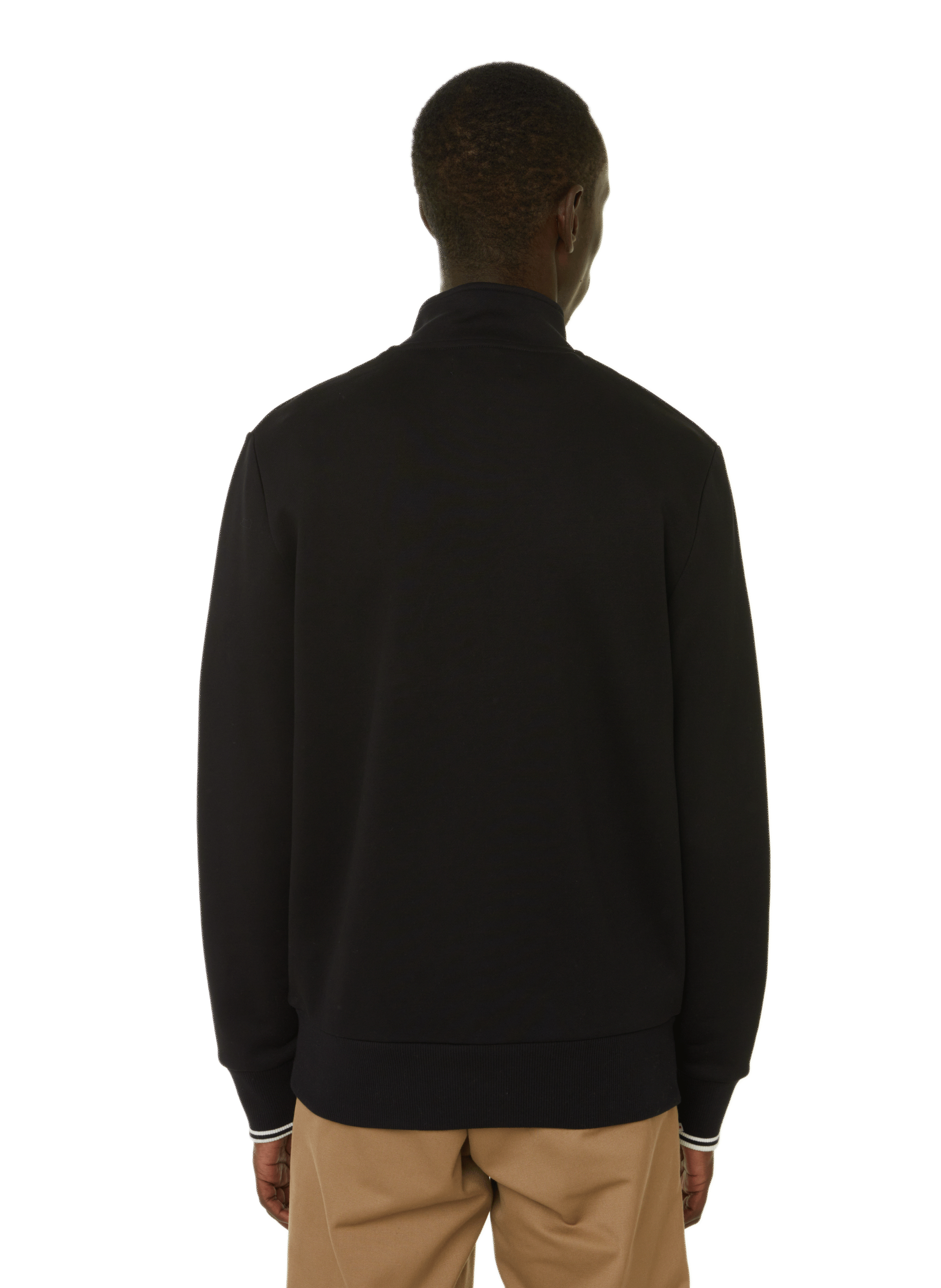 Cotton sweatshirt FRED PERRY Black