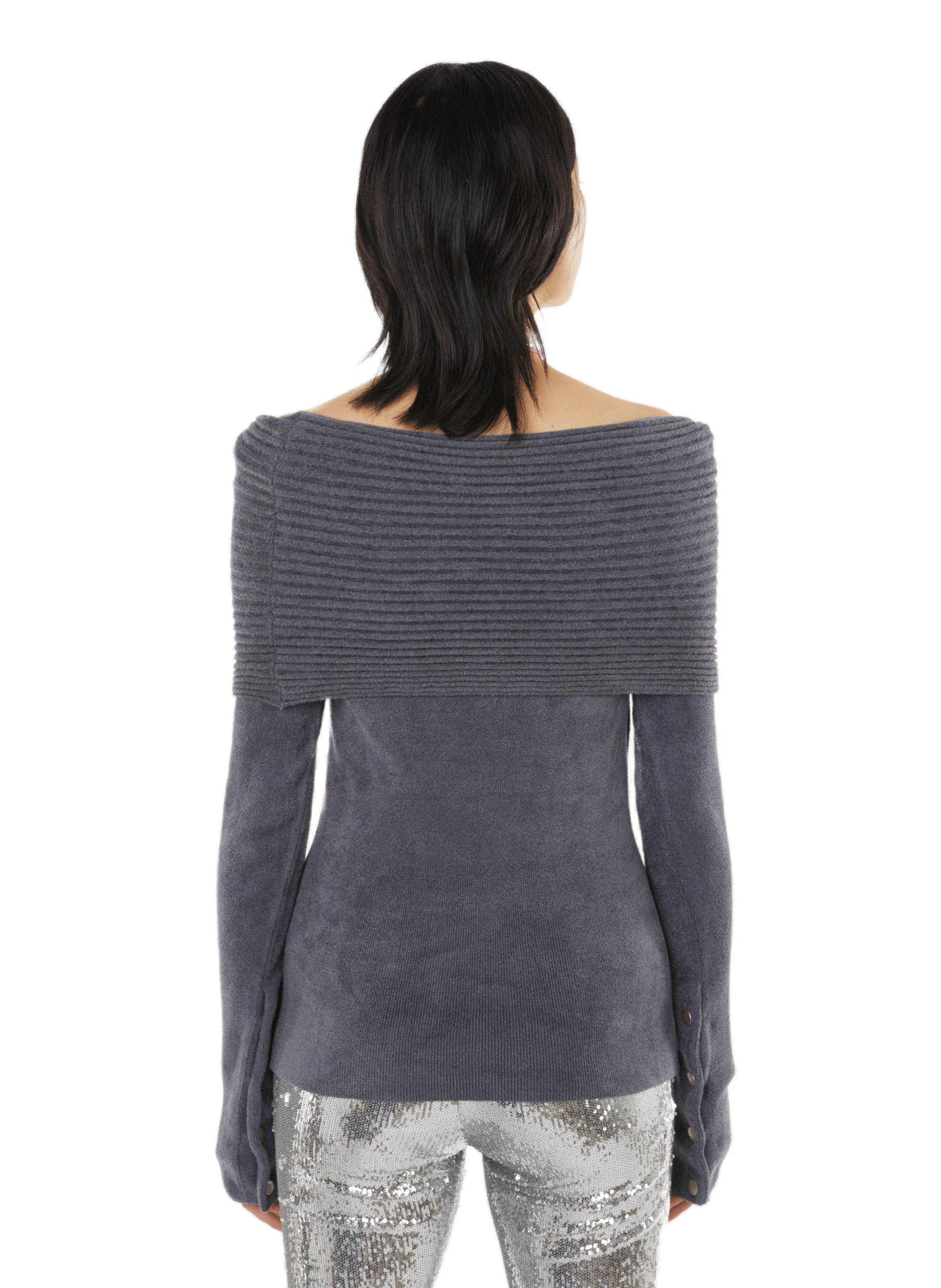 Pull en viscose PHILOSOPHY DI LORENZO SERAFINI Gris