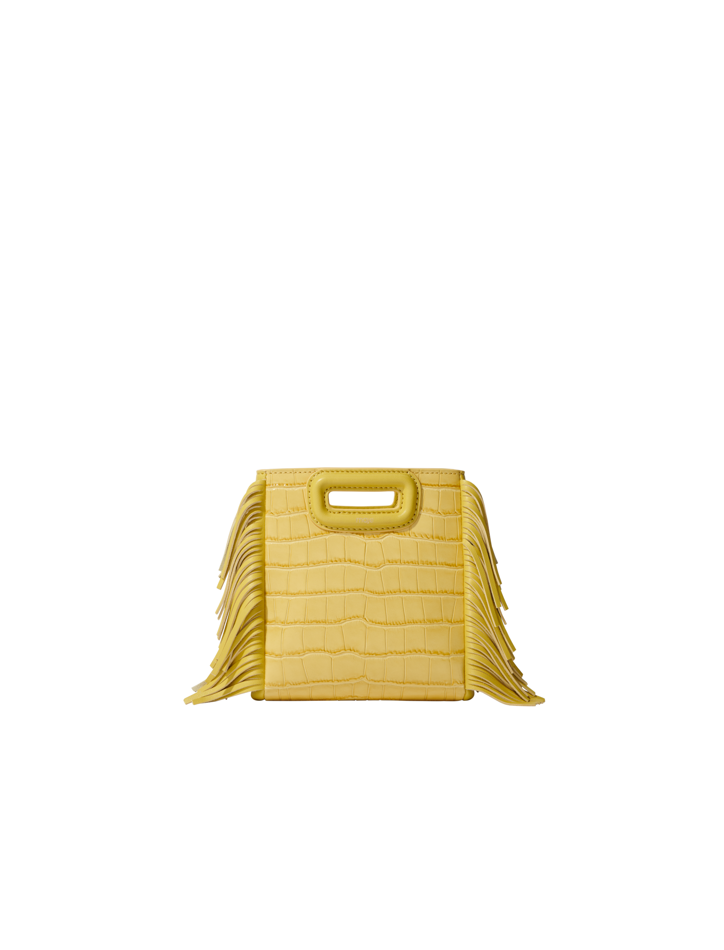 SAC BANDOULI?�RE EN CUIR EMBOSS?� CROCO M MINI - MAJE pour FEMME | Printemps.com