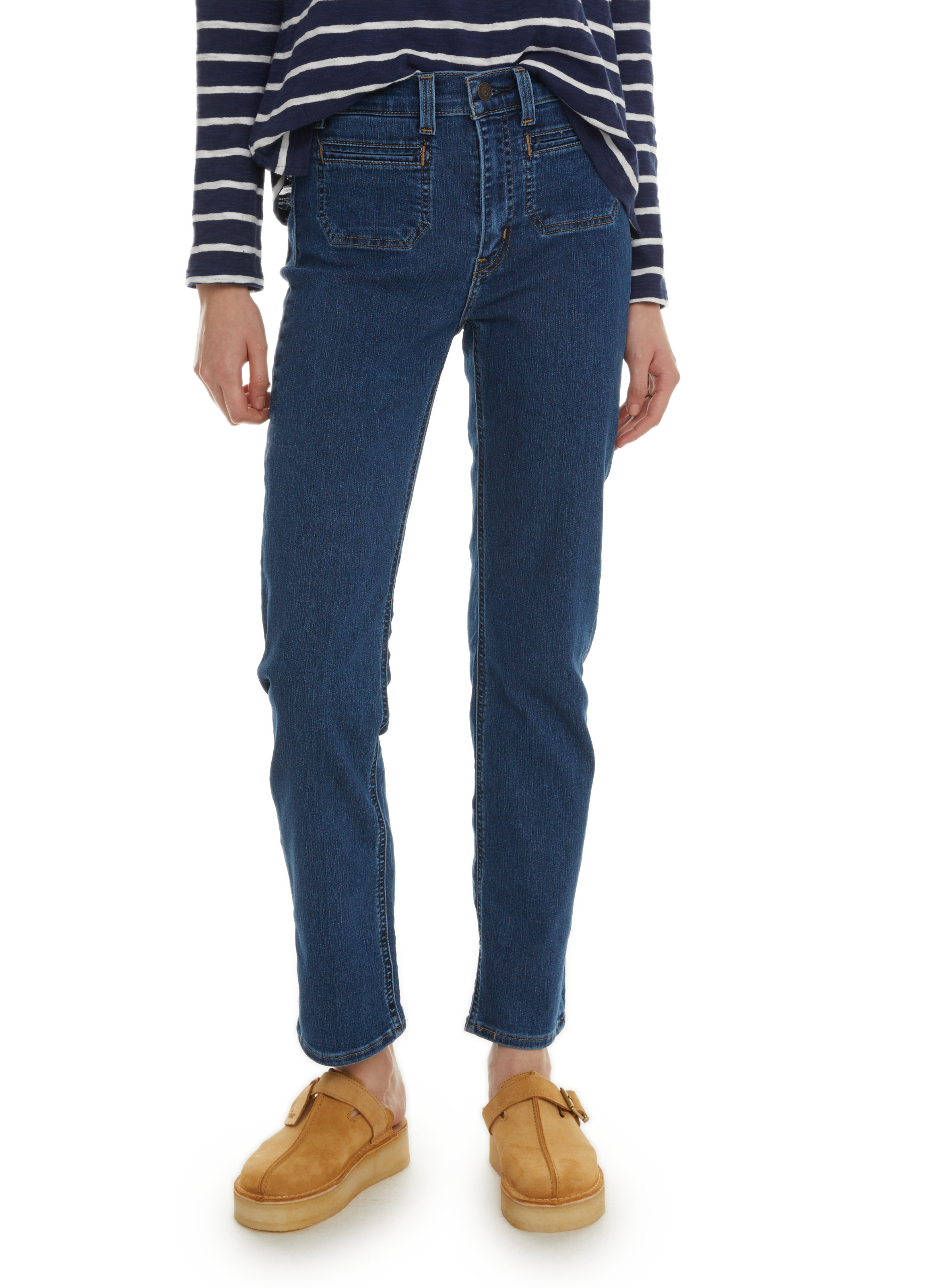 TrekWedge leather mules CLARKS Brown