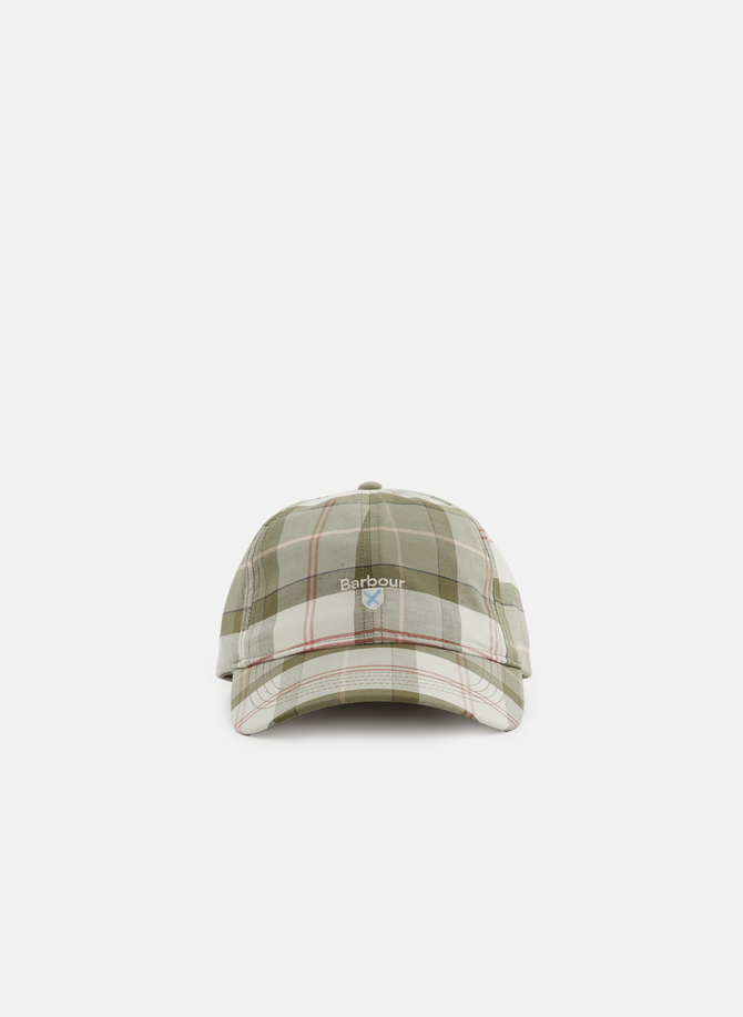 BARBOUR checked cap