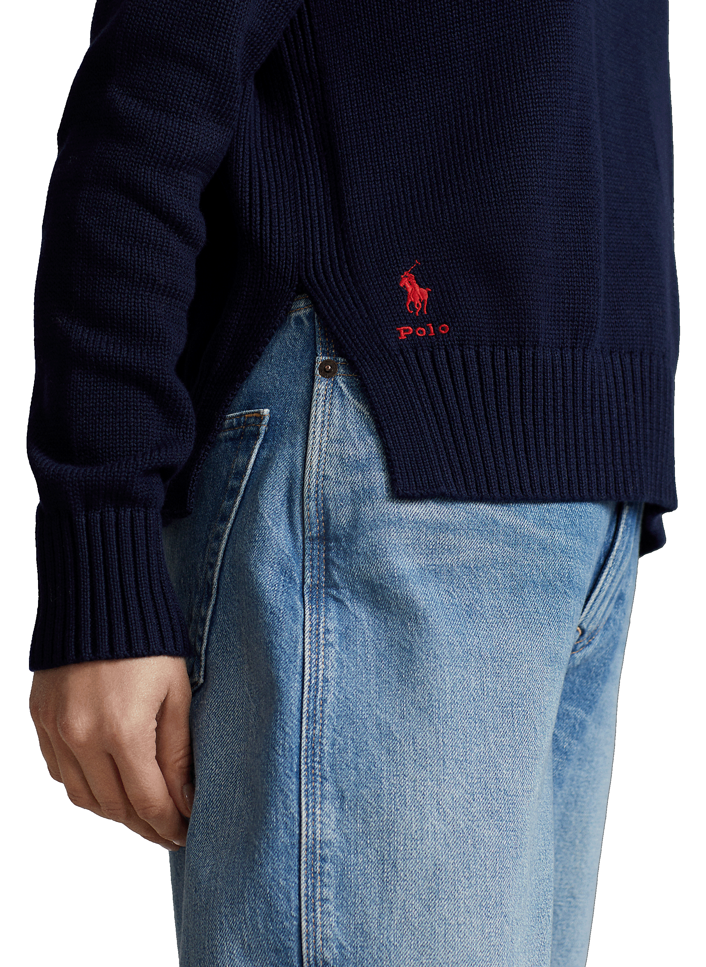 Pull en maille de coton  POLO RALPH LAUREN Bleu
