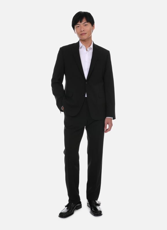 AU PRINTEMPS PARIS Wool suit  Black