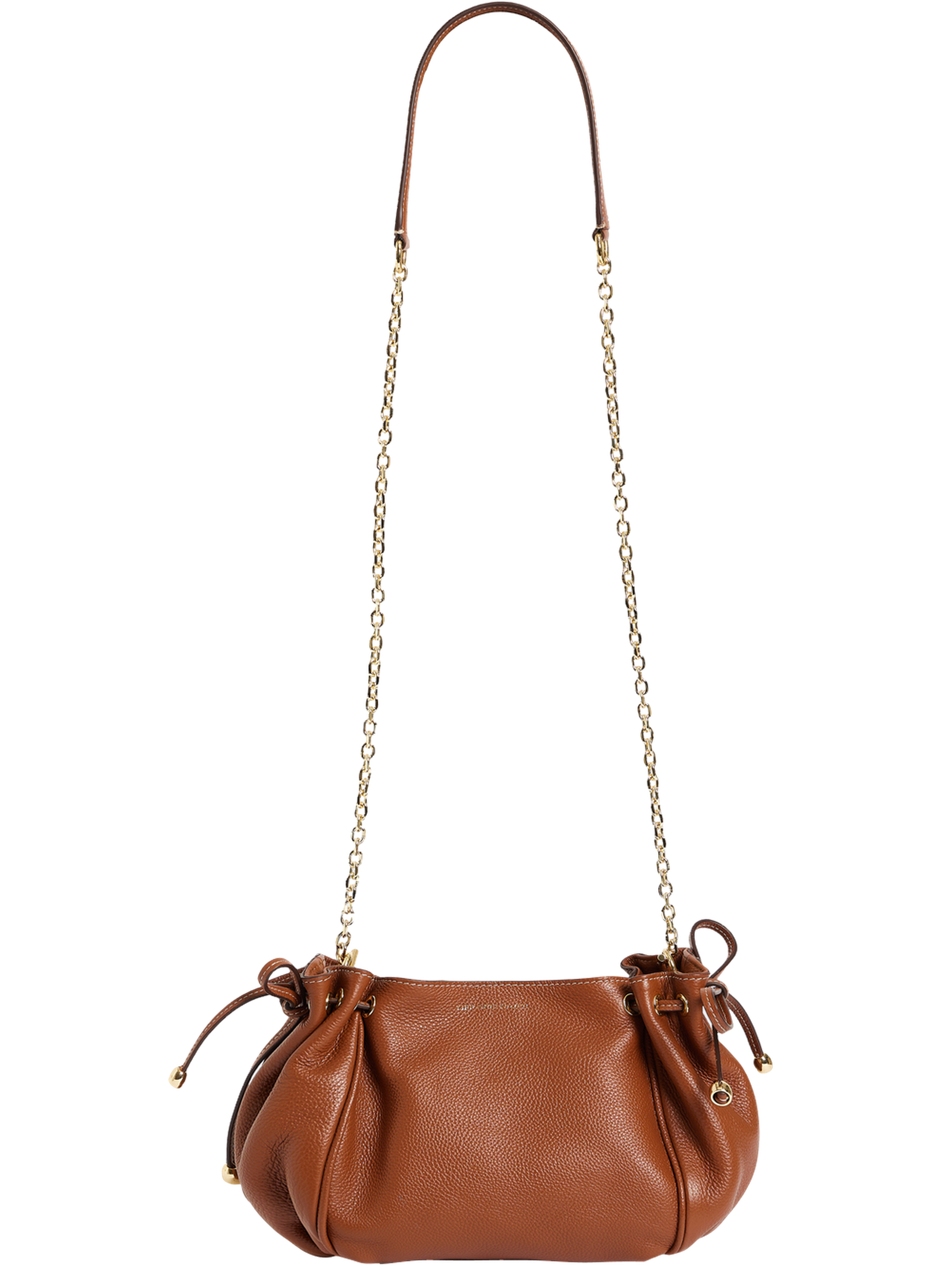 GERARD DAREL Sac bandoulière en cuir - le mini 24 Beige