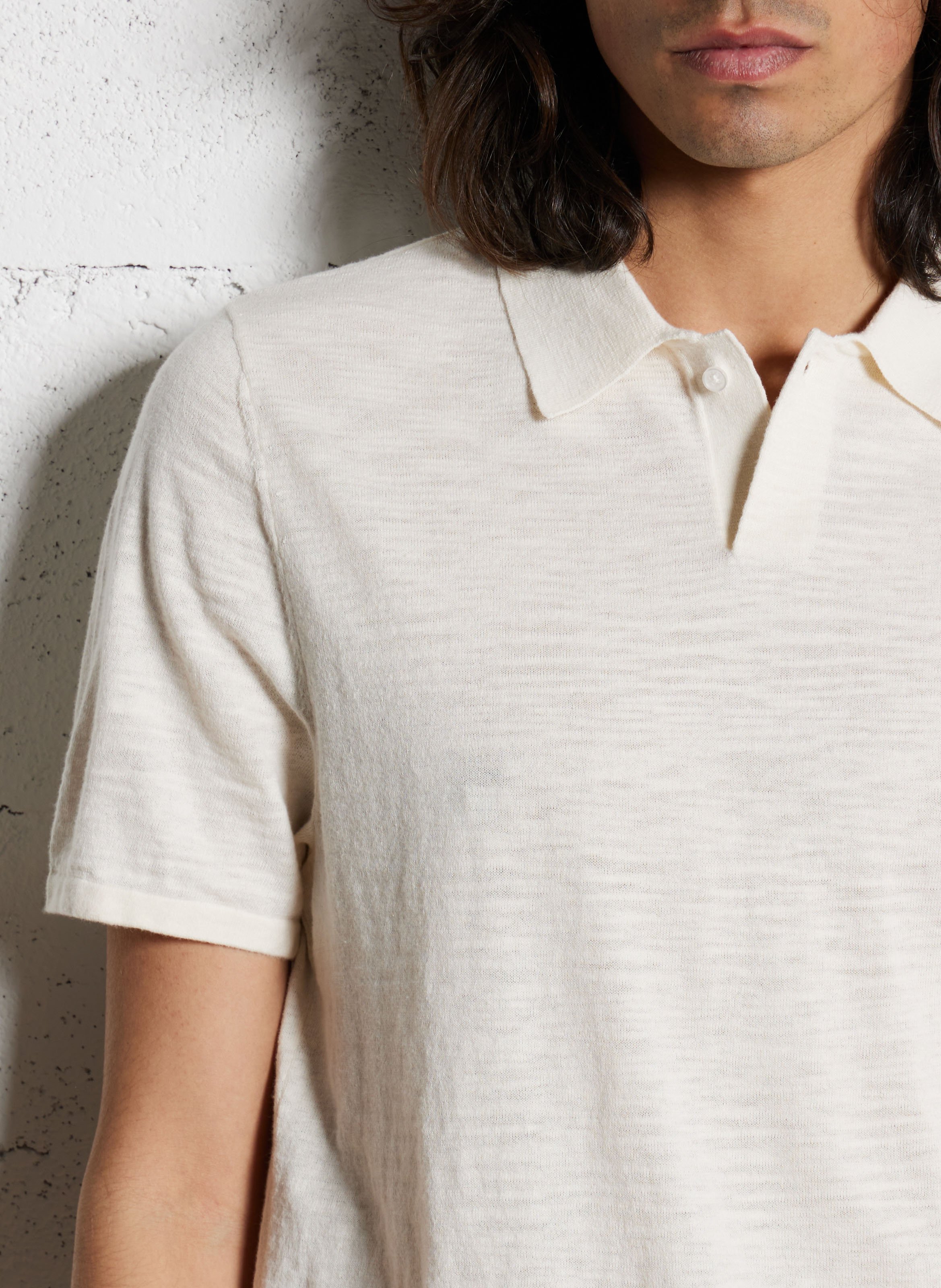 Polo manches courtes IKKS Blanc