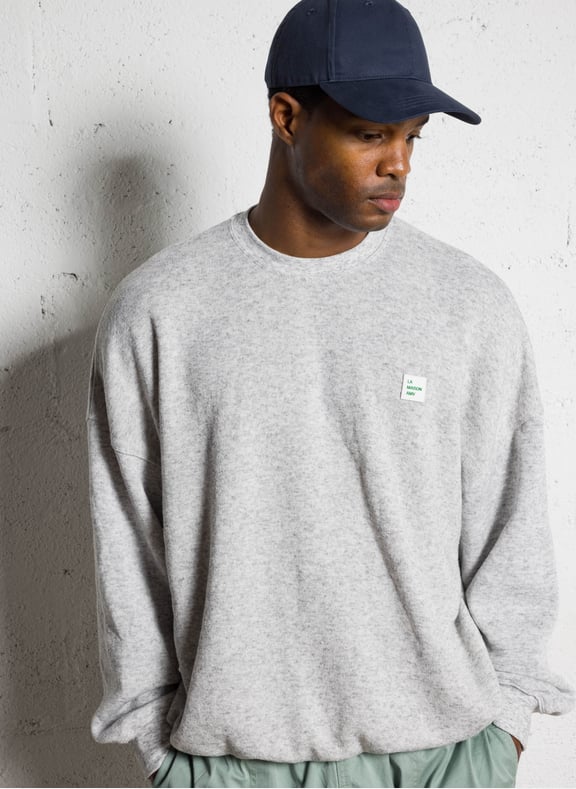 Sweat oversize evona Gris by AMERICAN VINTAGE AMERICAN VINTAGE Sweat oversize evona Gris
