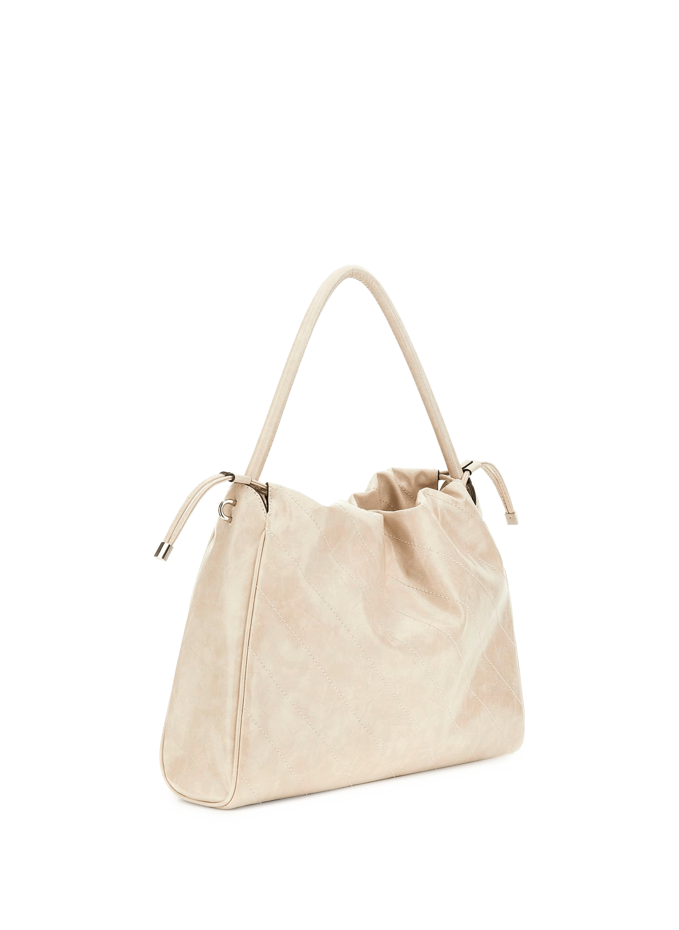 Sac à main verni Amys GUESS Beige