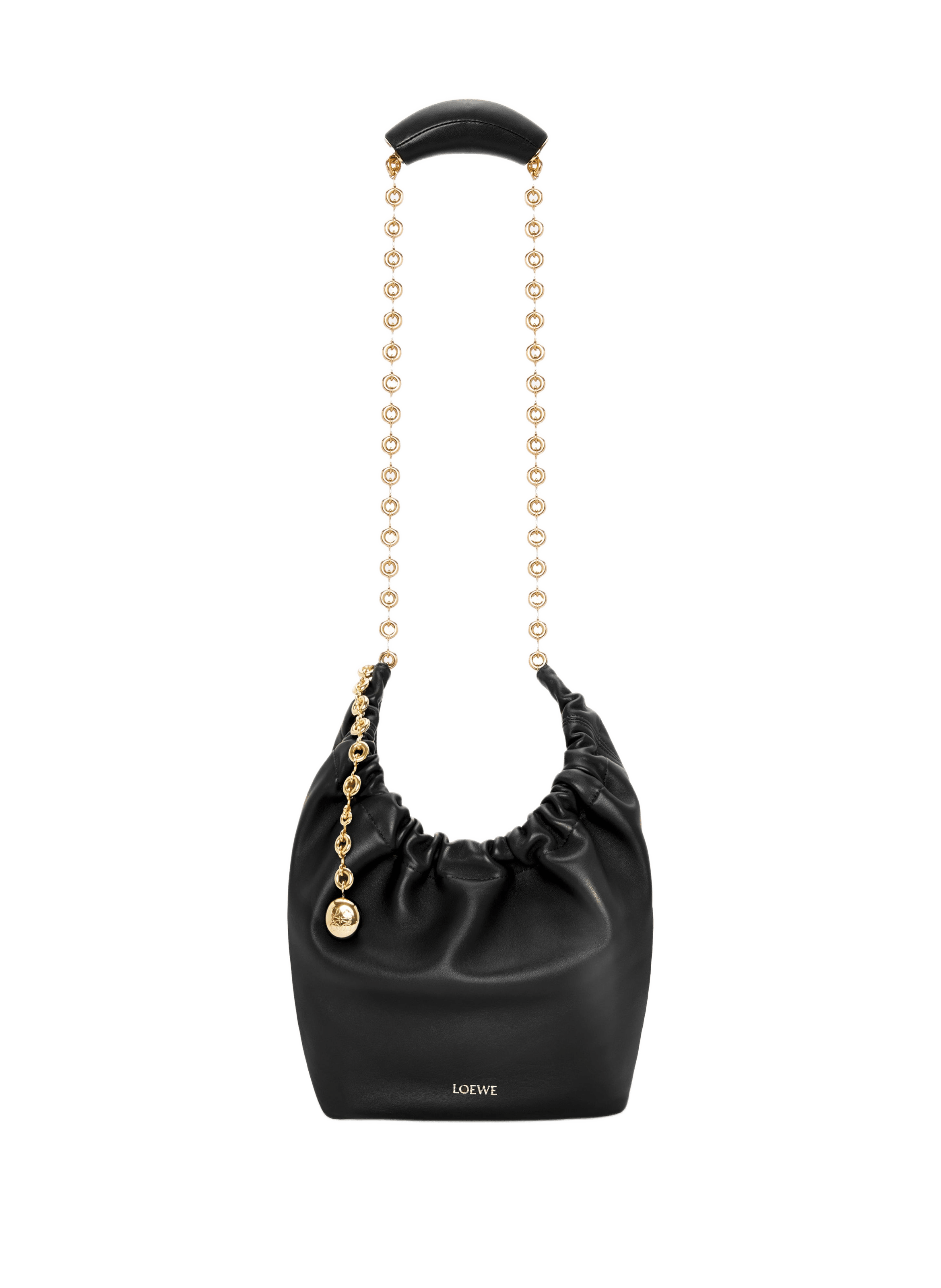 Small Squeeze lamb leather bag LOEWE Black