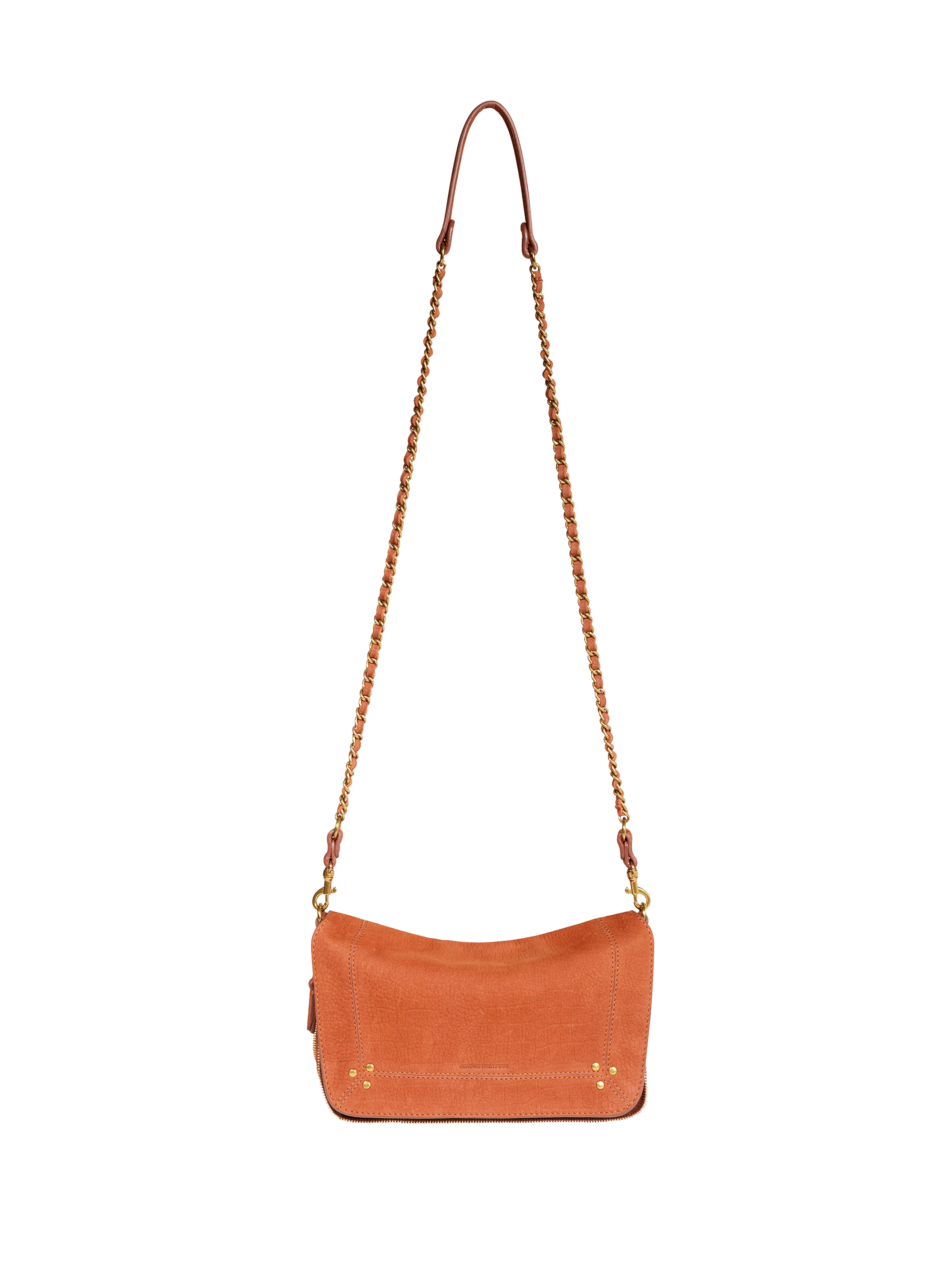 Sac à bandoulière Bobi S en cuir  JÉRÔME DREYFUSS Orange