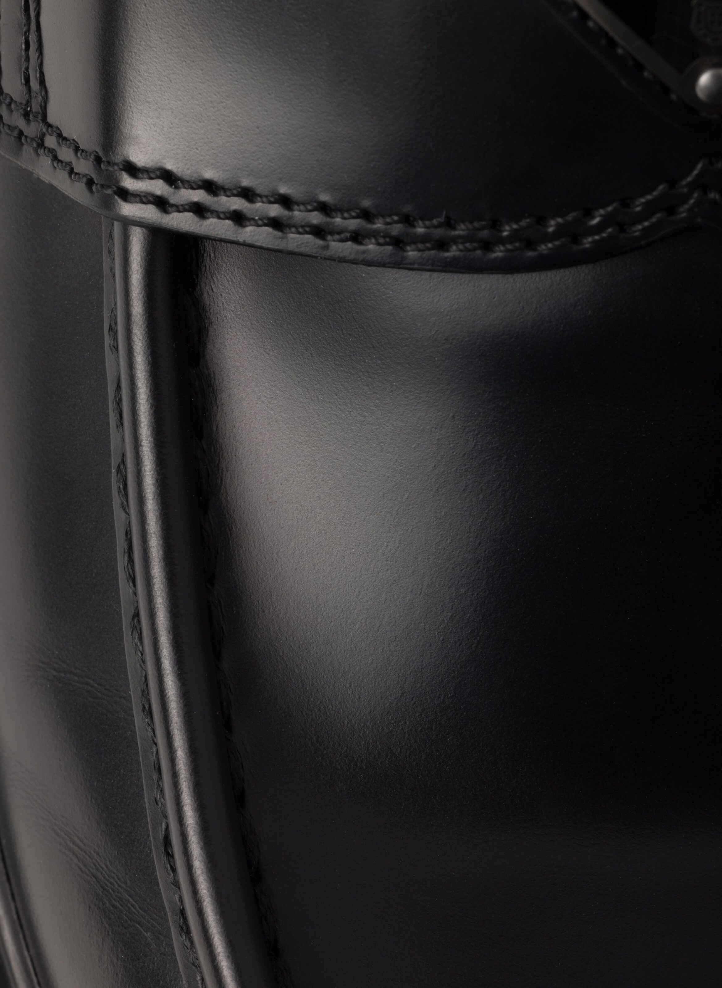 Mocassins en cuir brossé PRADA Noir