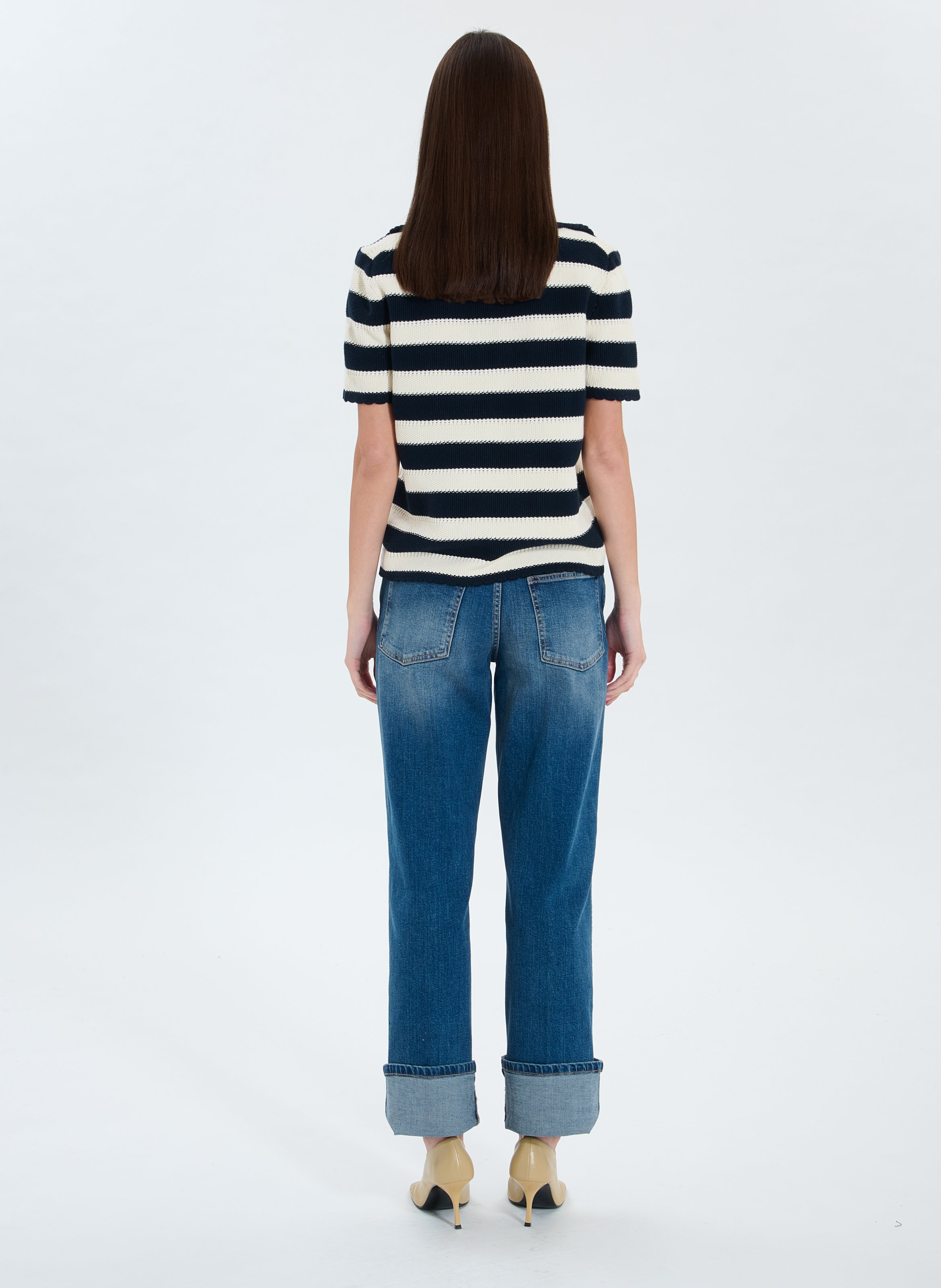 Pull rayures droit - nickle ZAPA Multicolore