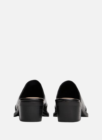 Mules cow boy en cuir  TOMMY HILFIGER Mules cow boy en cuir  TOMMY HILFIGER