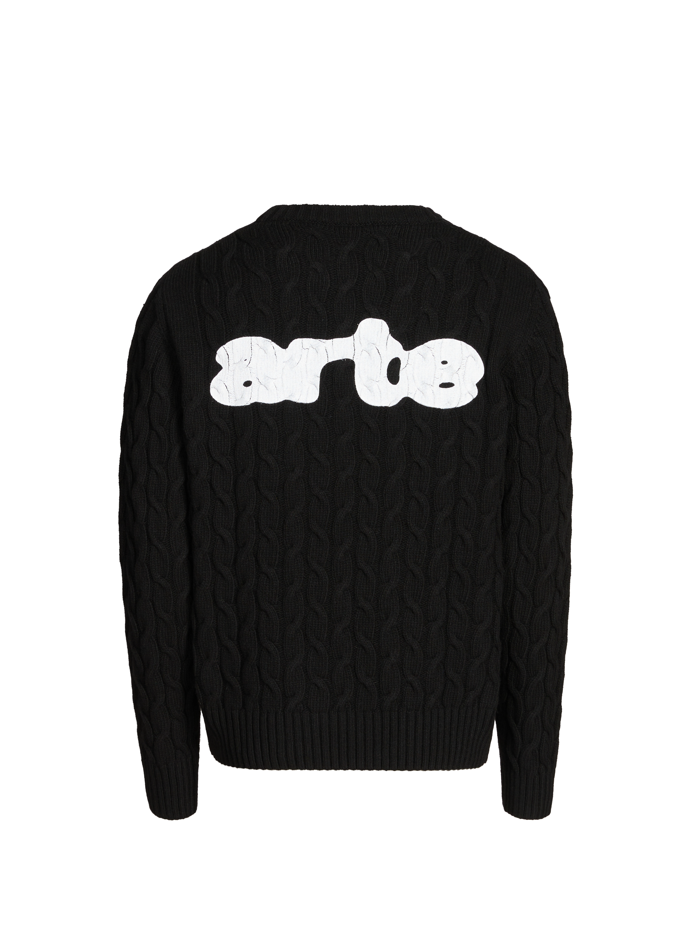 Pull droit en laine mélangée ARTE ANTWERP Noir