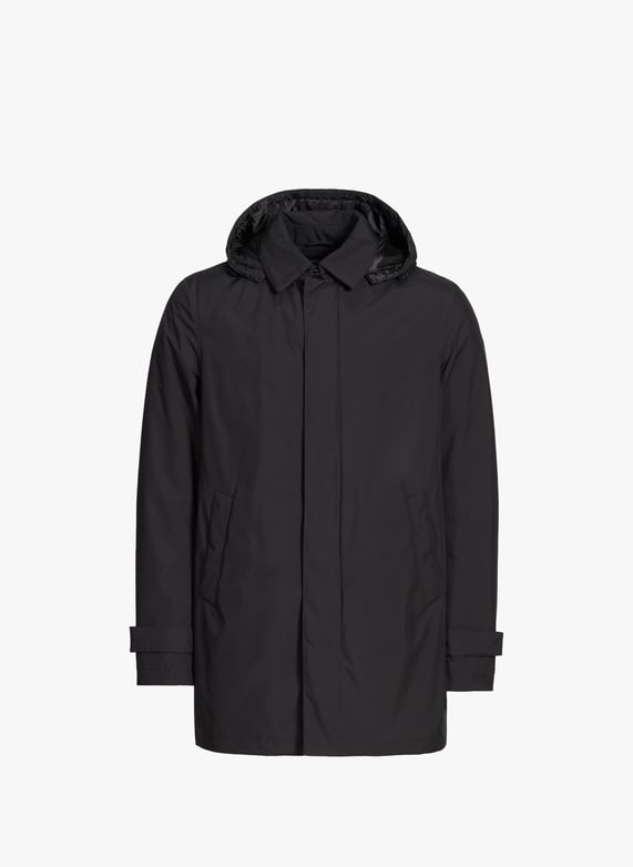 Parka unie à capuche | Gris by HERNO Parka unie à capuche Gris