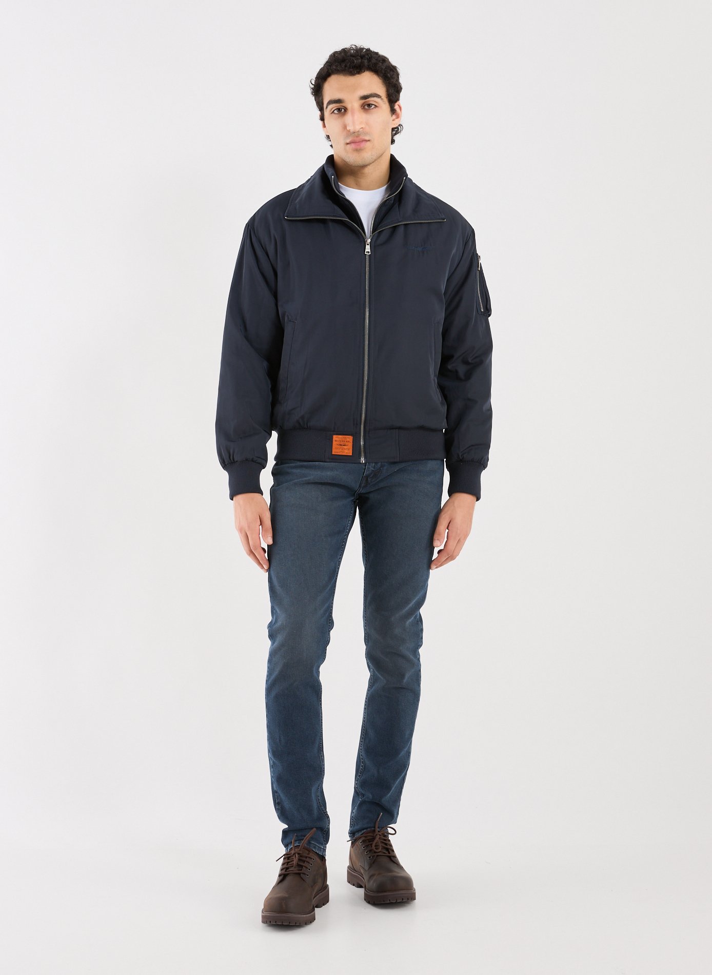 Bomber ample à col montant BOMBERS ORIGINAL Bleu