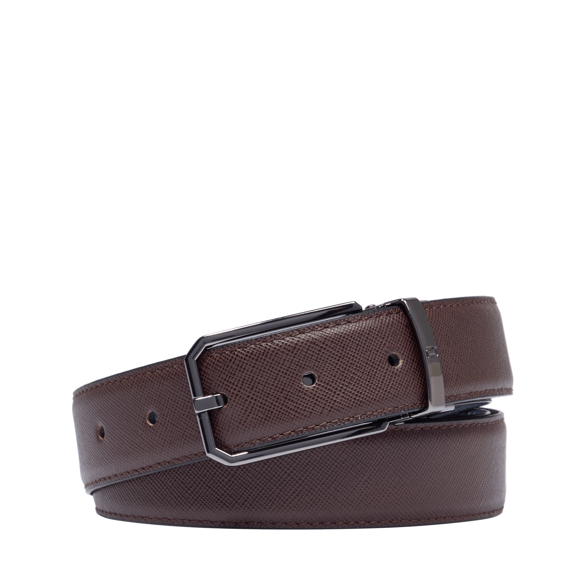 Ceinture 30mm réversible léon en cuir LANCEL Marron