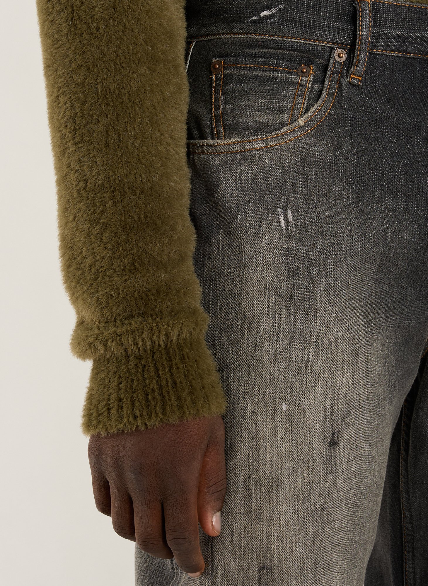 Loose-fit jumper ONLY THE BLIND Green