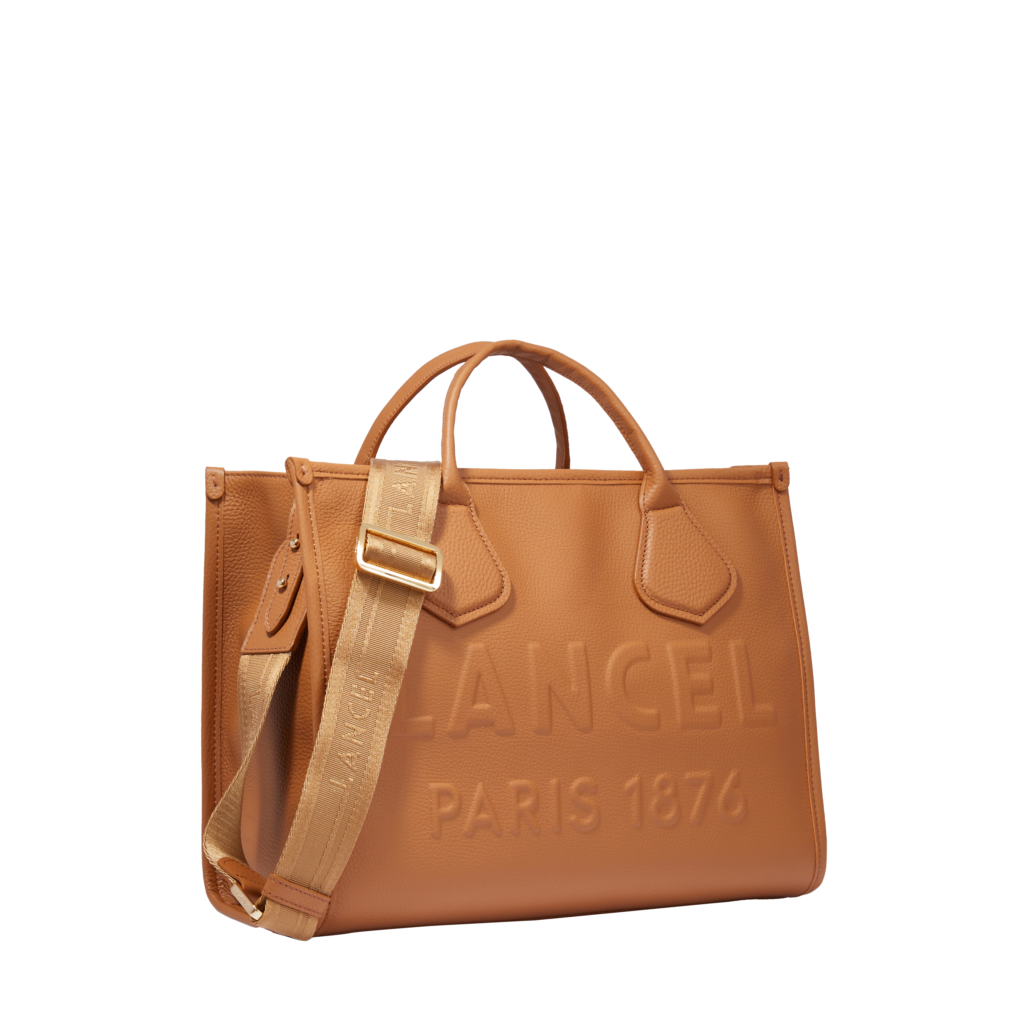 Cabas zippé m - jour de lancel LANCEL Marron