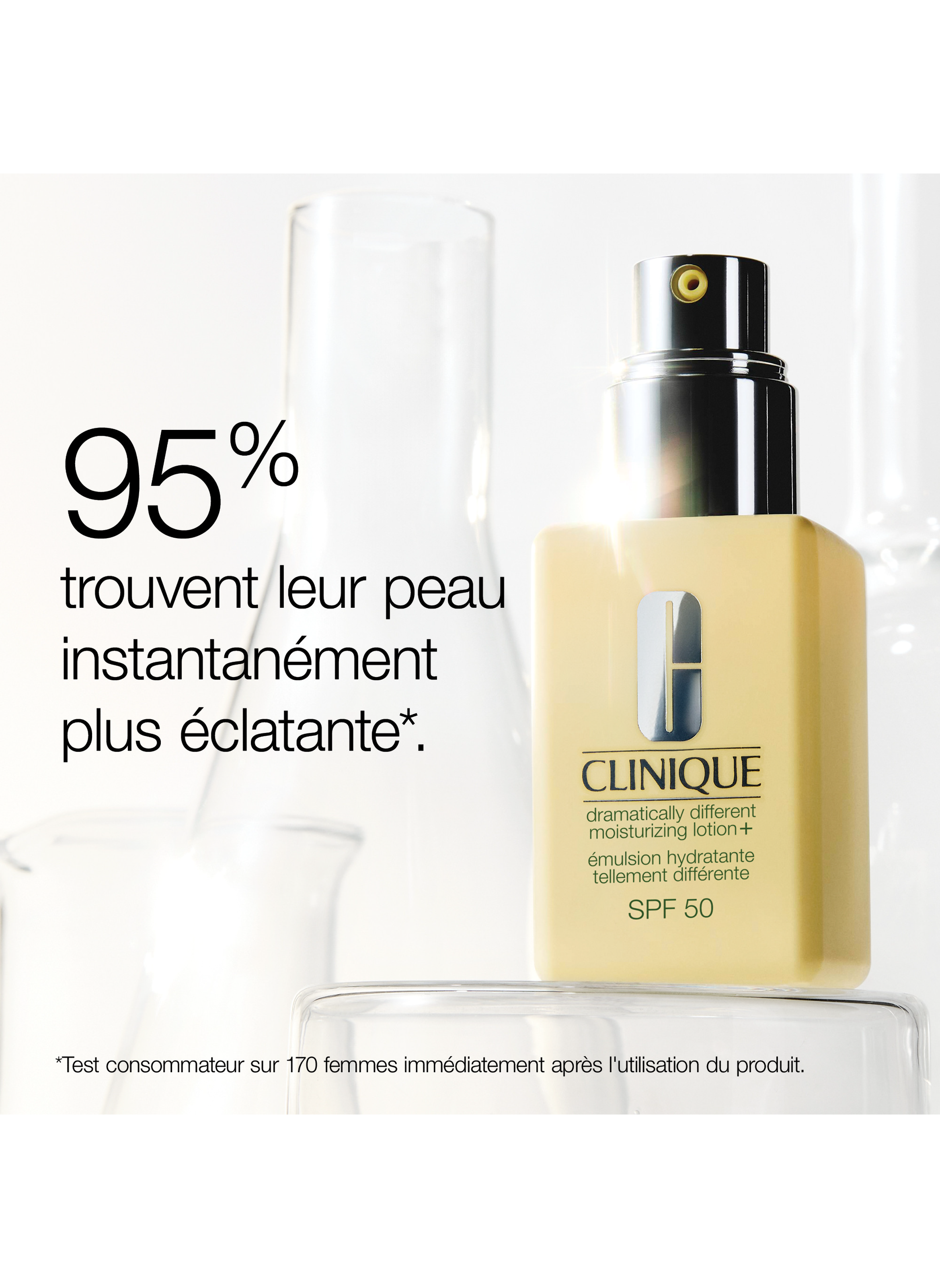 Émulsion Hydratante Tellement Différente SPF 50 CLINIQUE No color