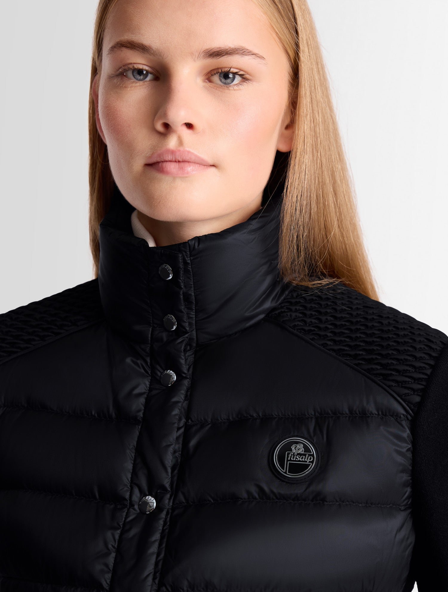 Doudoune acarim col montant coupe ajustée FUSALP Noir