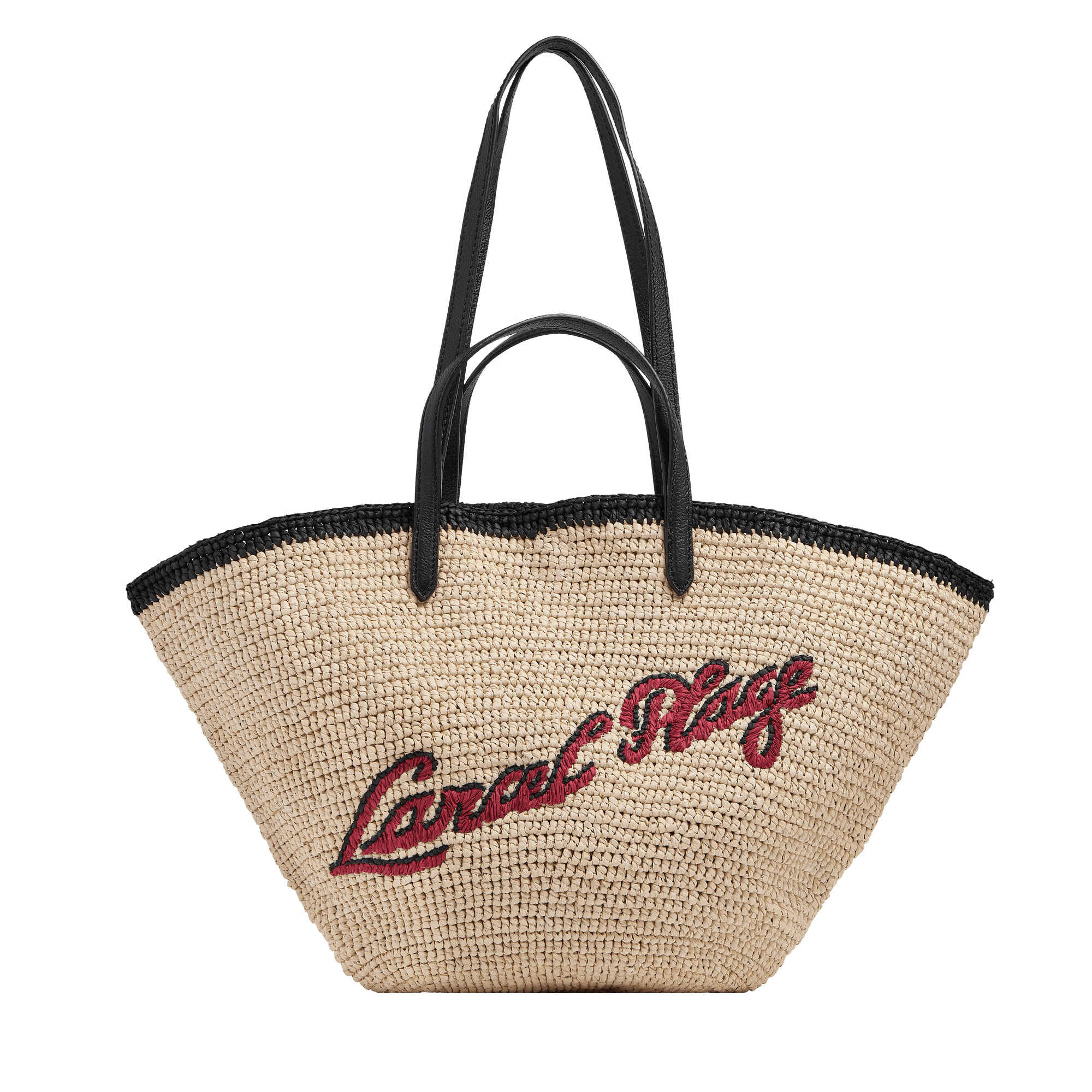 Tote bag summer mania large by lancel in polycarbonate and leather LANCEL Black