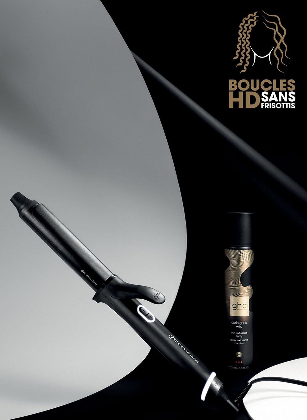 Boucleur GHD chronos curve classic tong GHD No color