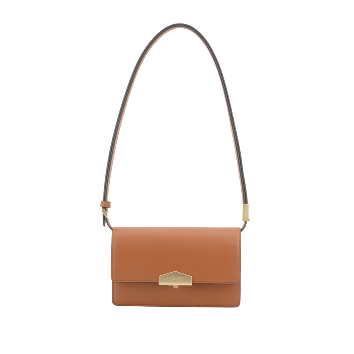 Anjou - sac porté travers POURCHET Marron