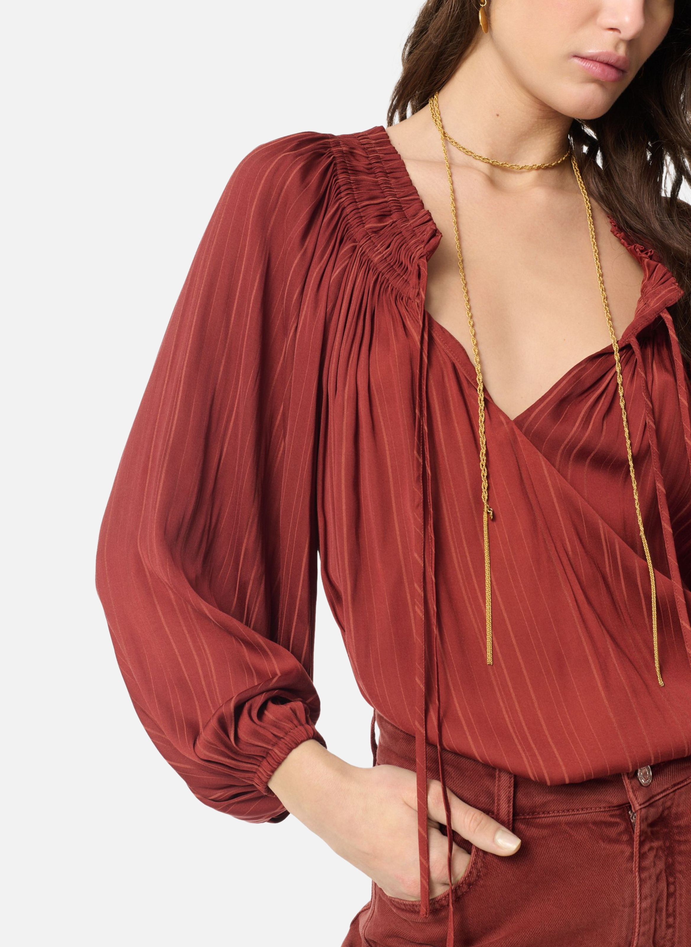 Blouse enya VANESSA BRUNO Rouge