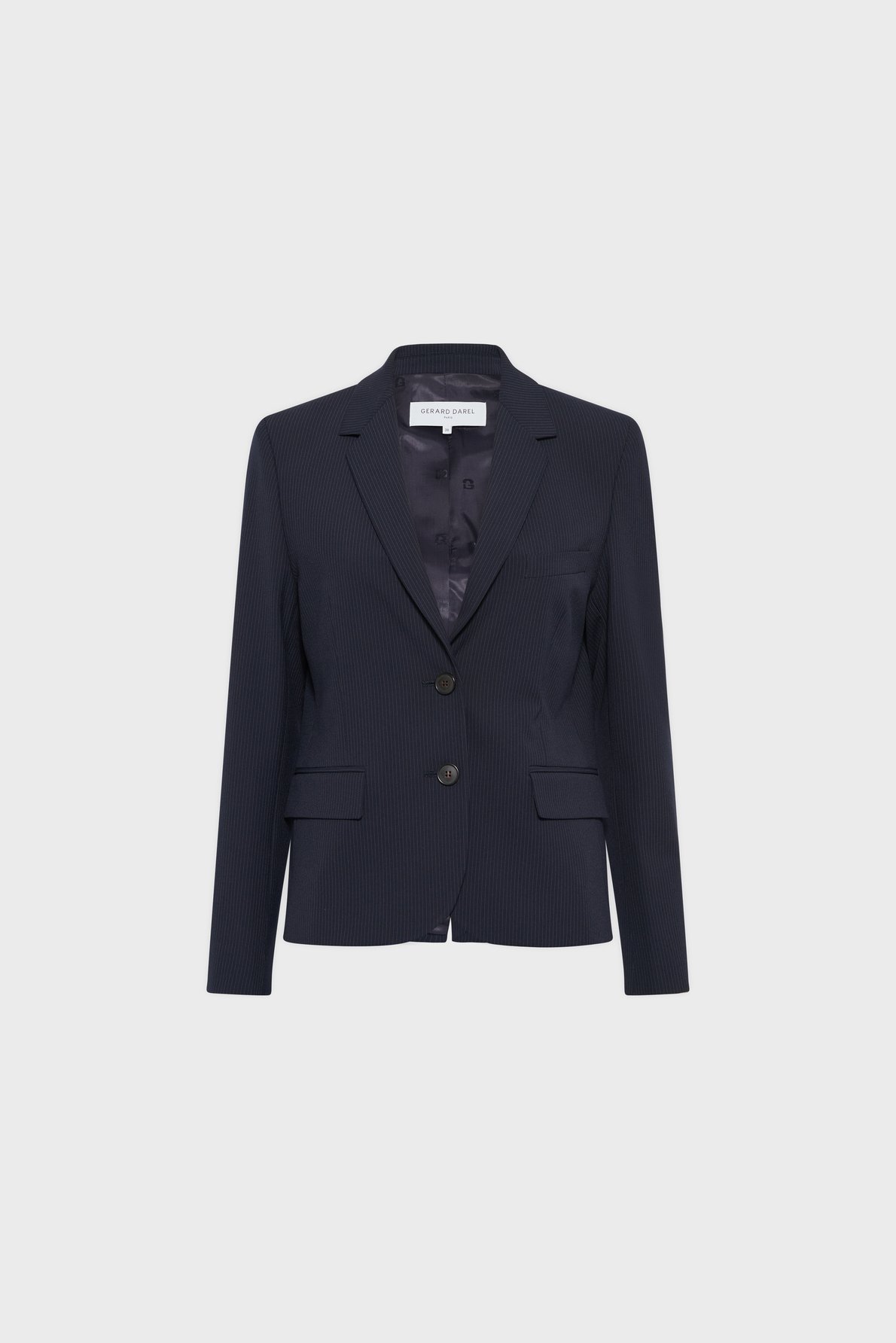 Veste de tailleur à fines rayures - tayana GERARD DAREL Bleu