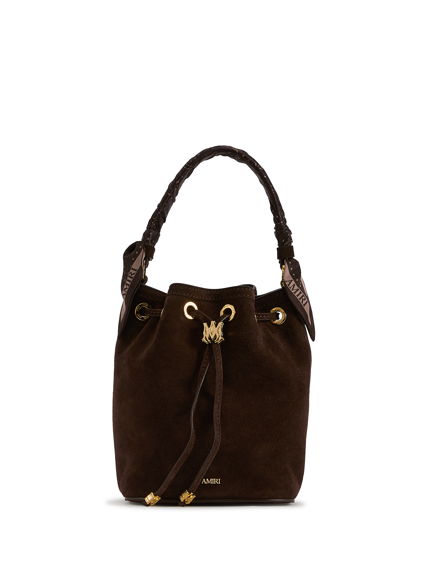 Sac seau en cuir suédé AMIRI Multicolore