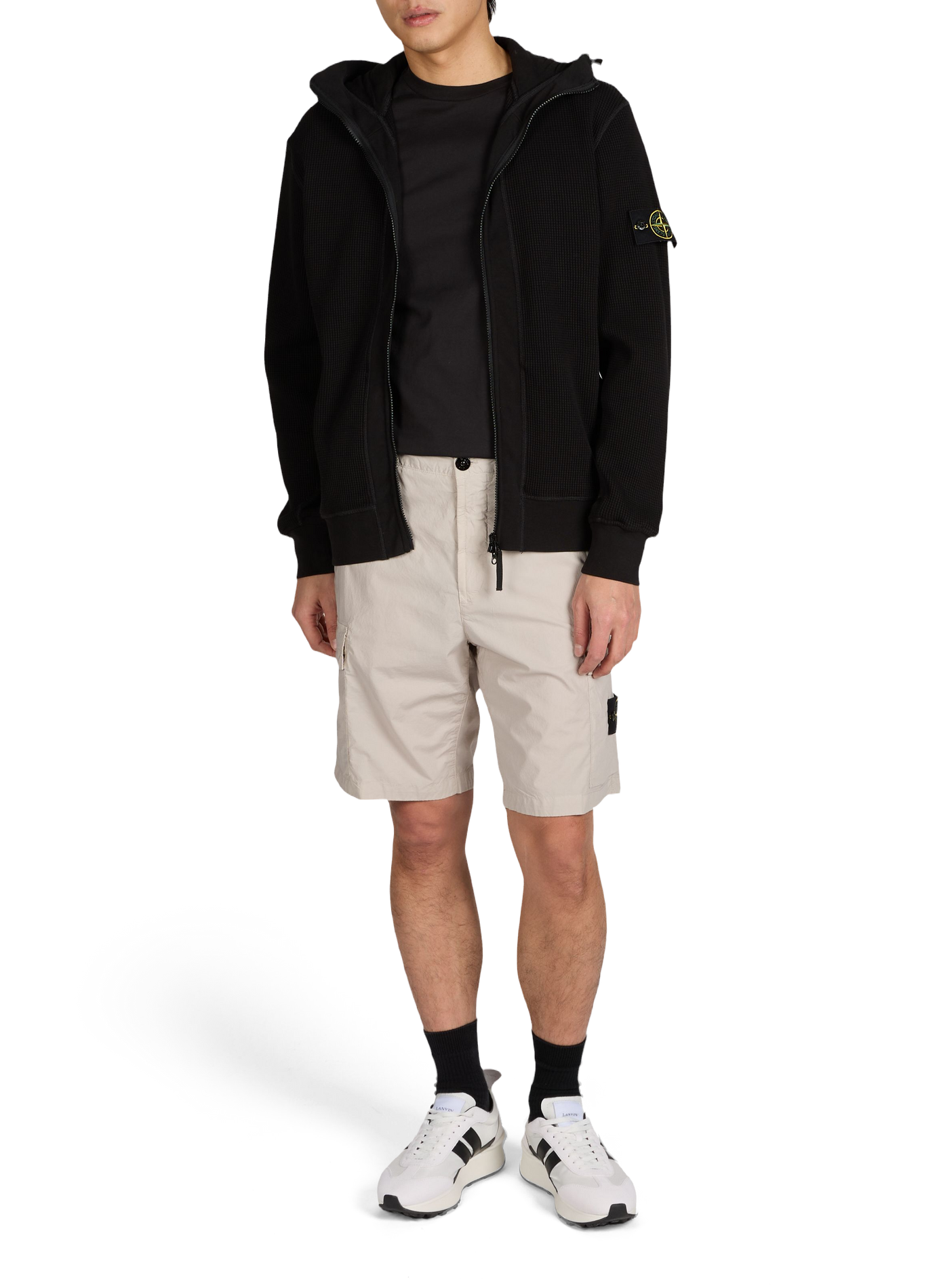 T-shirt en coton STONE ISLAND Noir