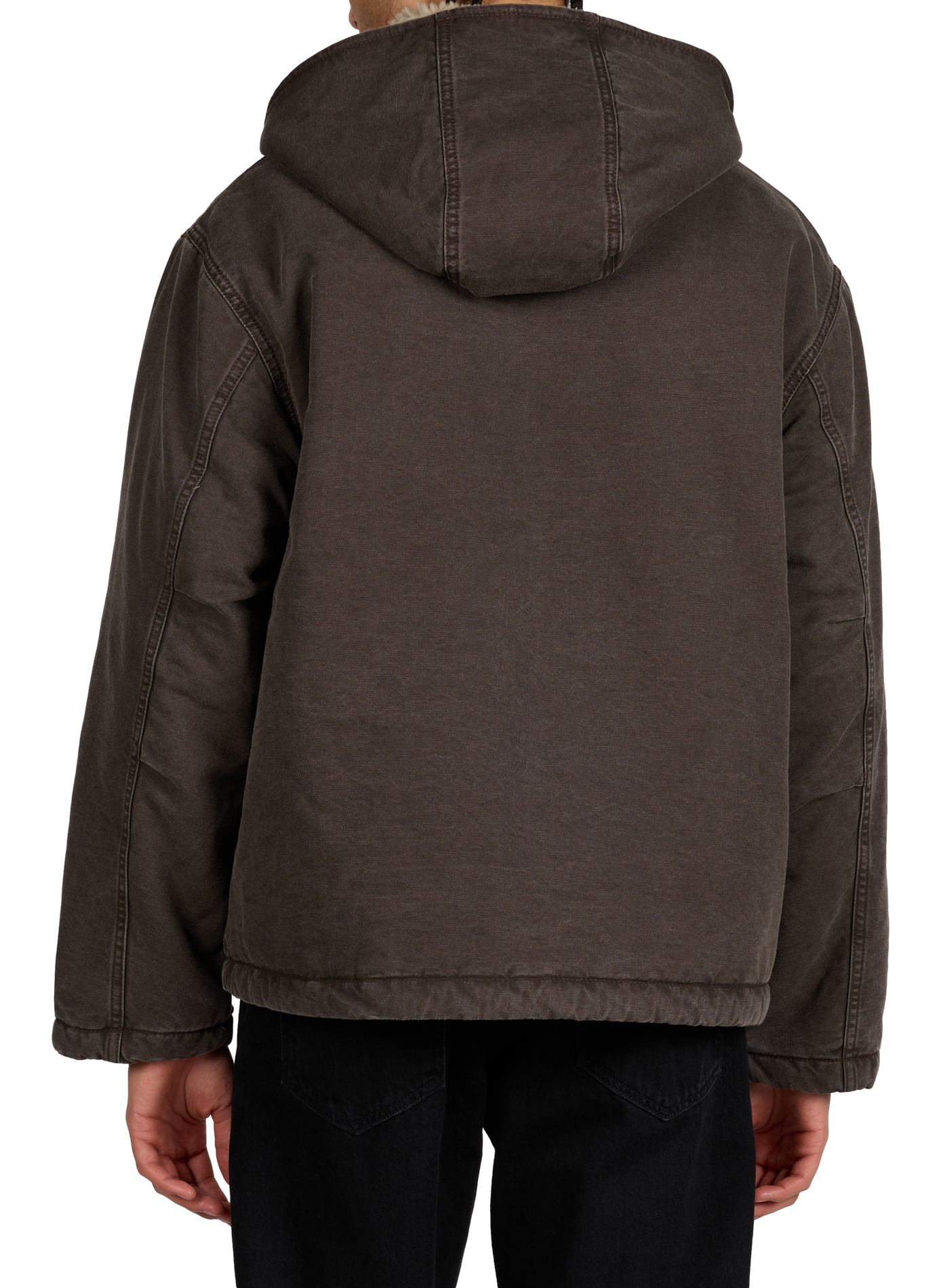 Mitch hooded cotton jacket CARHARTT WIP Brown