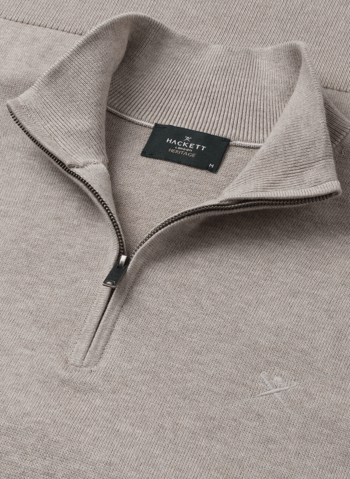 Cotton jumper HACKETT Beige