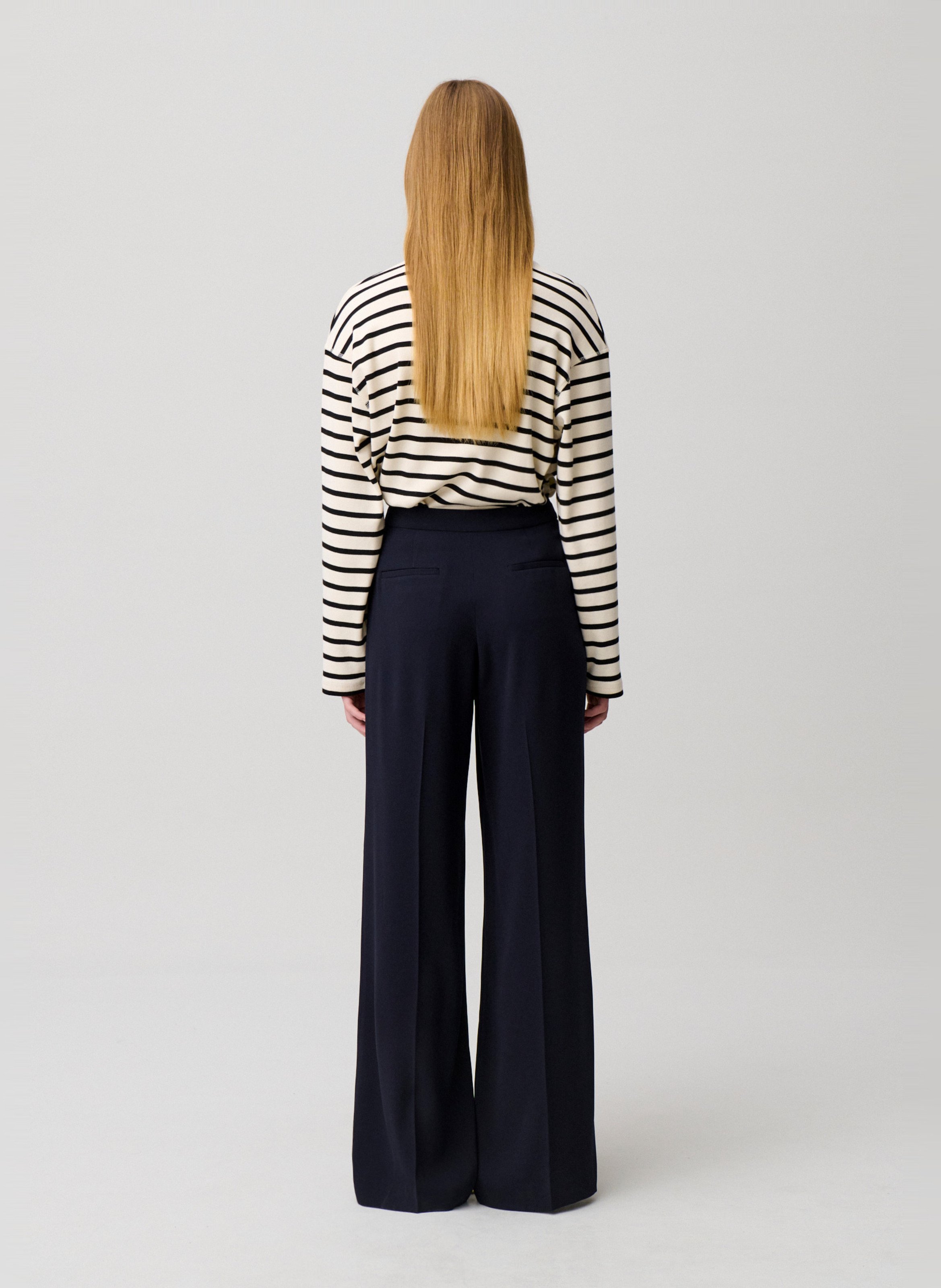 Pantalon droit CLAUDIE PIERLOT Bleu